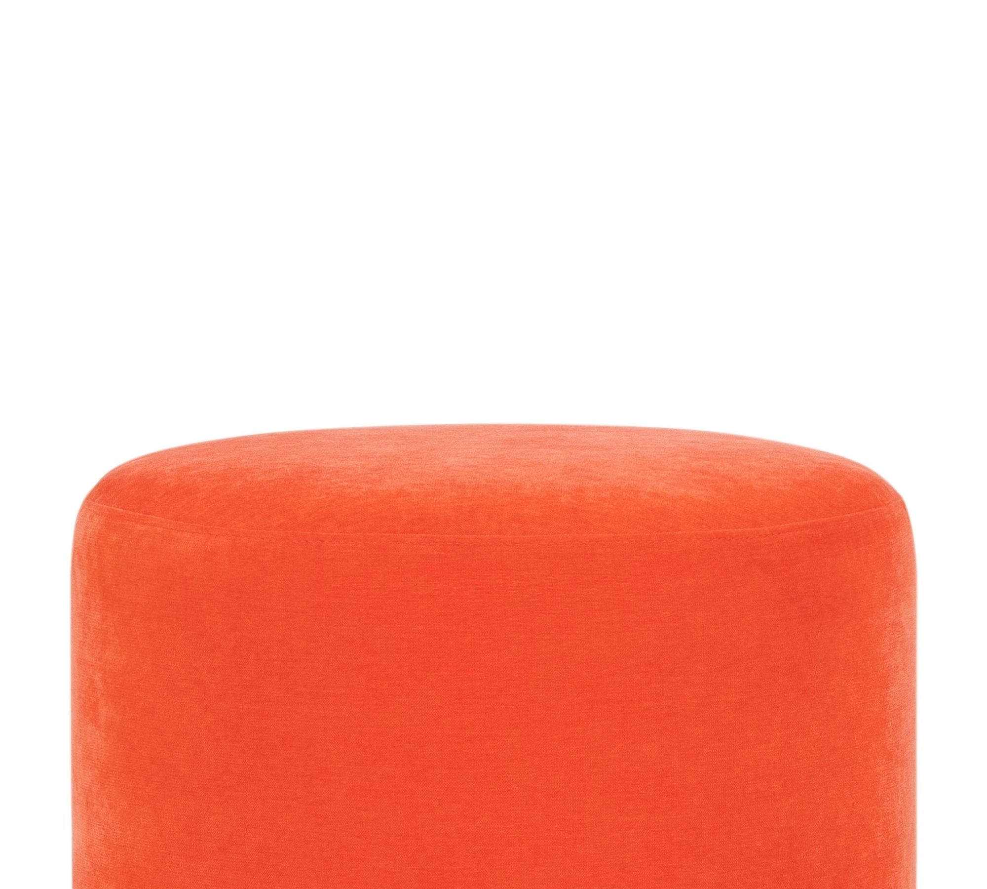 Pouf No. 7 Moss Cherry