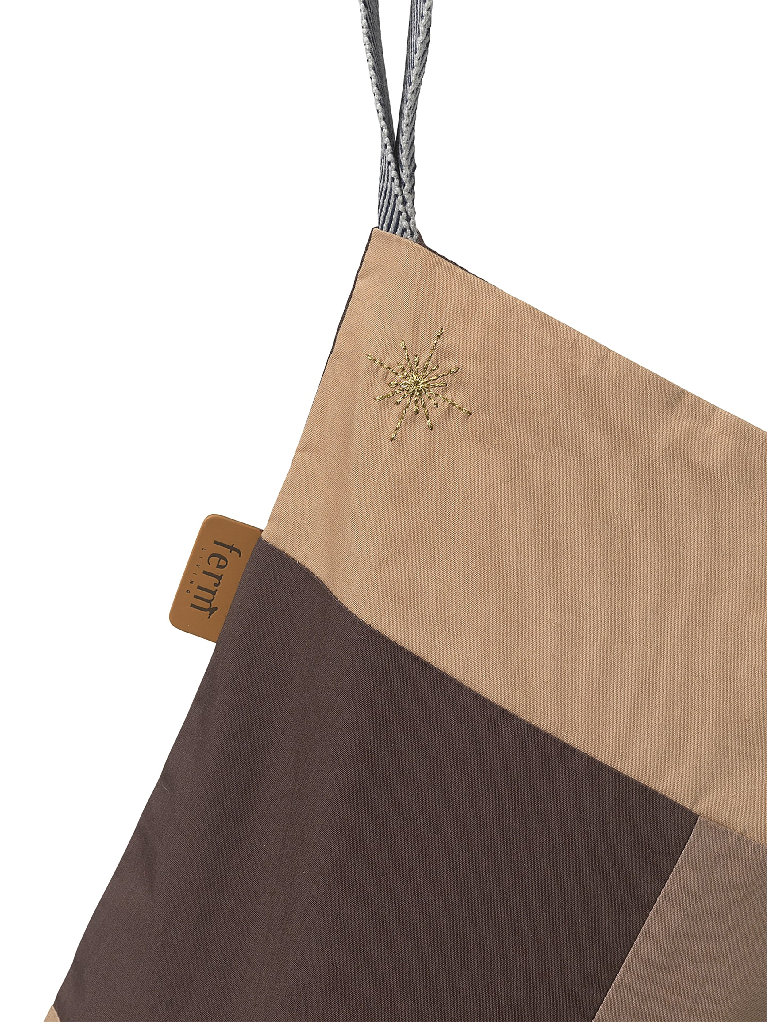 Patchwork Weihnachtsstrumpf Mehrfarbig