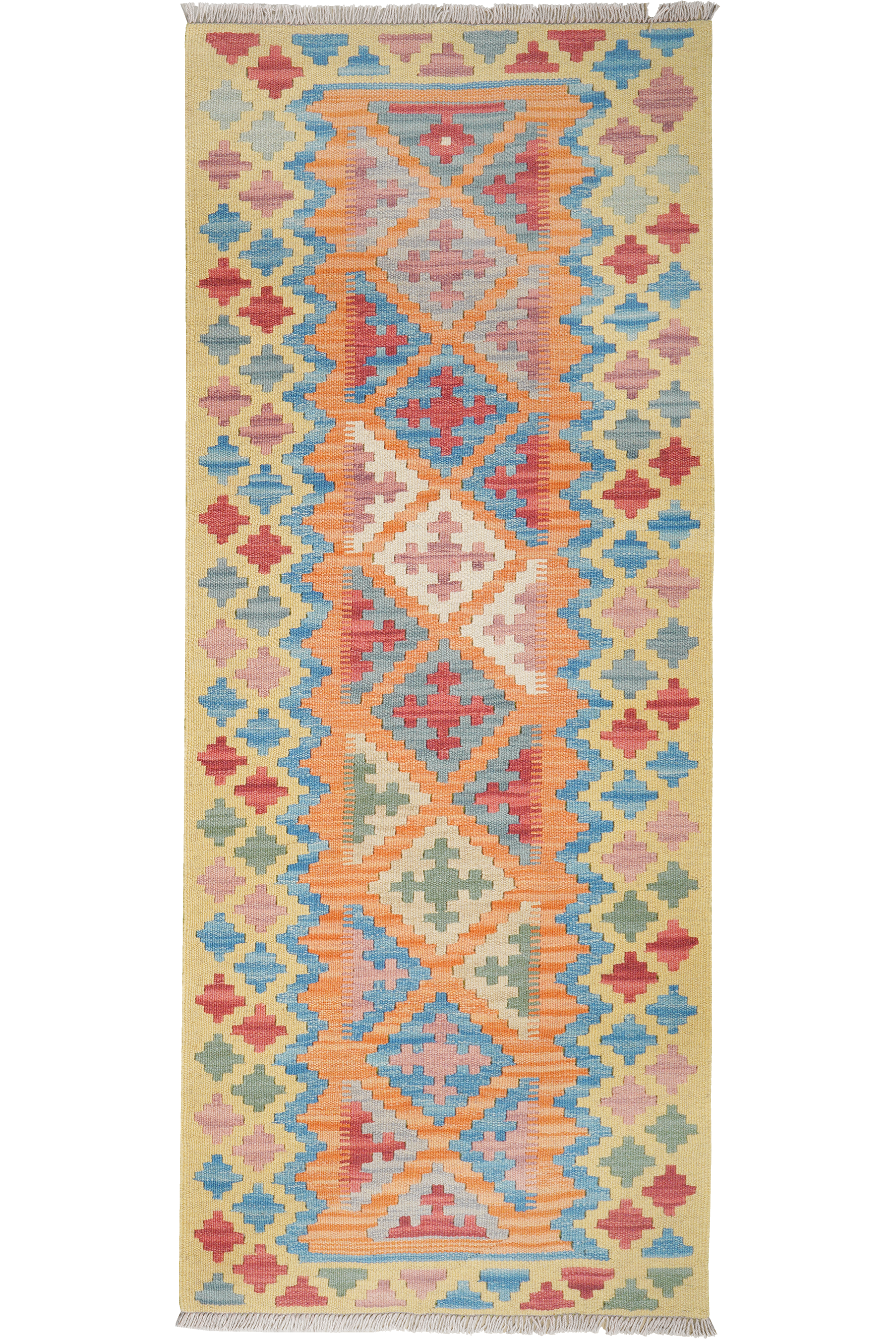 Rug Gashgai Carpet Wool Orange