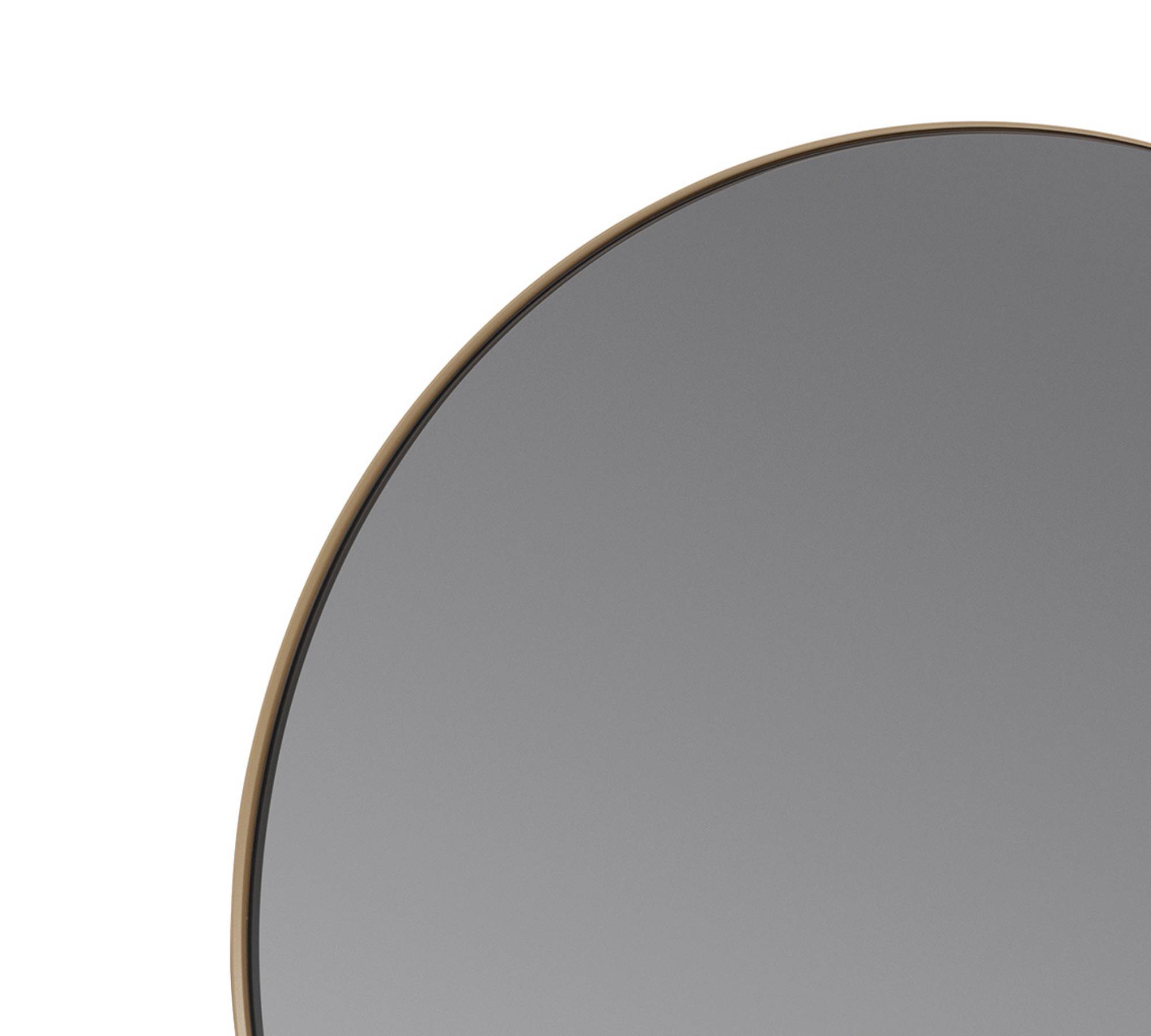 Rim Wandspiegel Beige Glas Smoked Ø50cm 66002