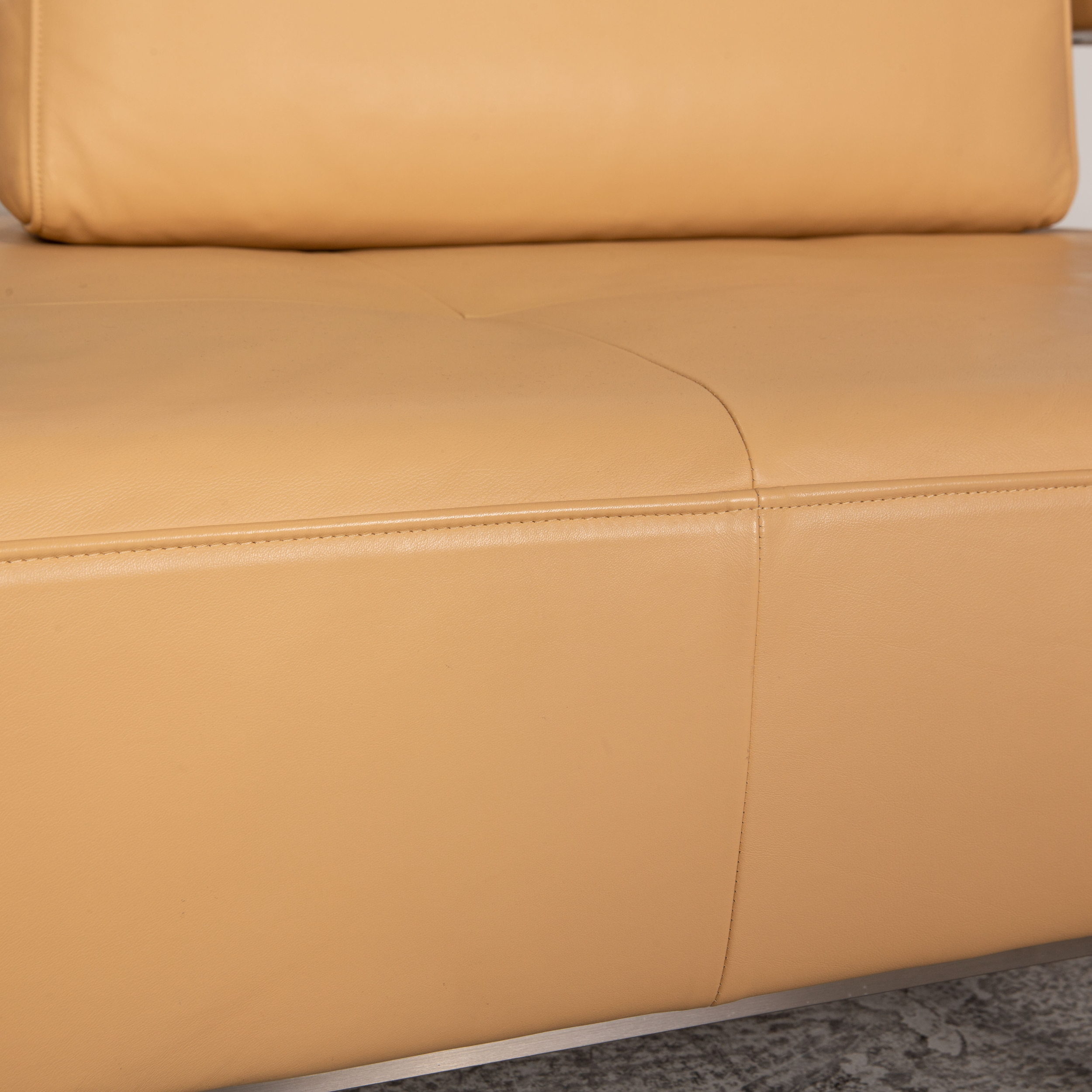 Dono Sofa 3-Sitzer Leder Beige