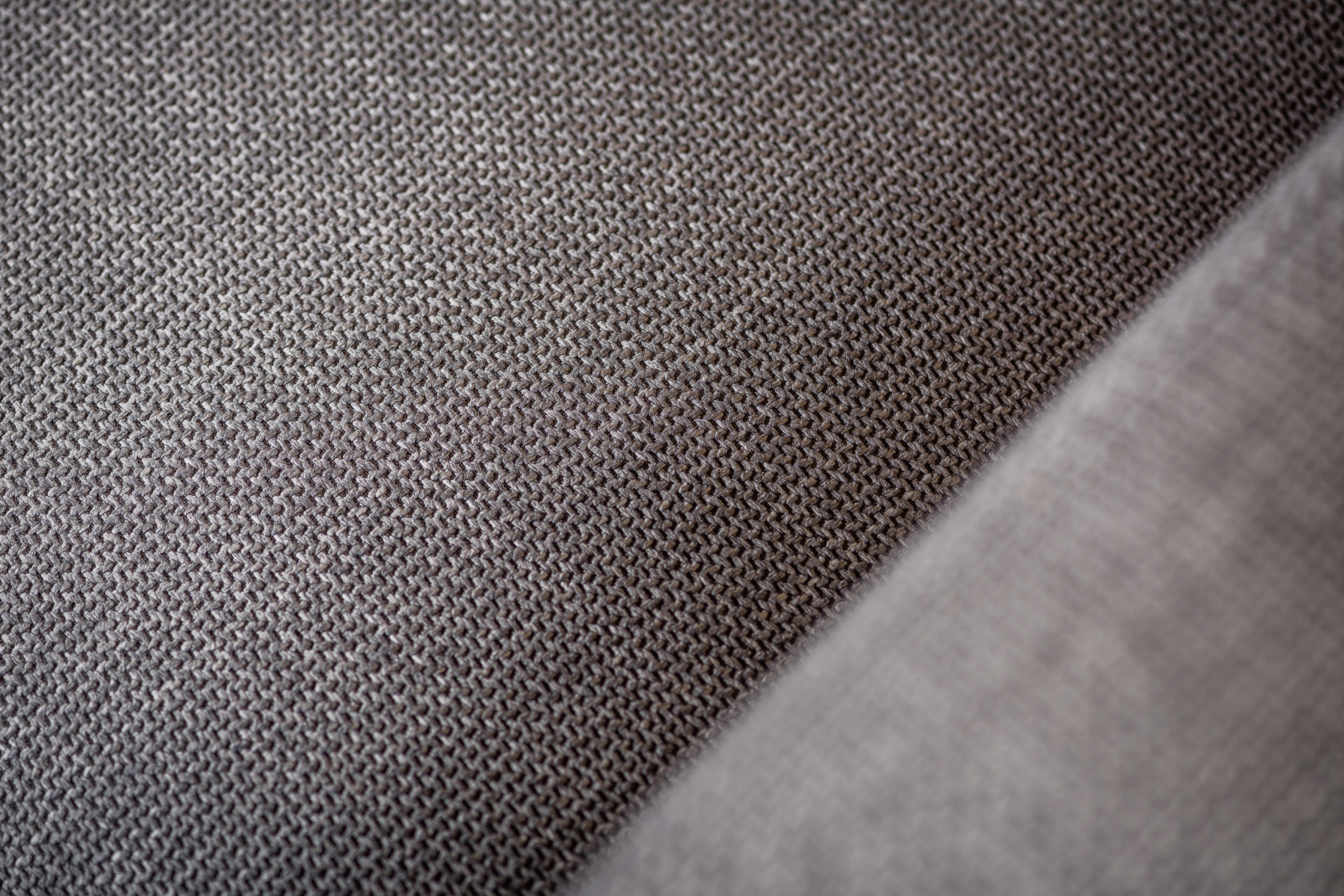Sofa 3-Sitzer Chaiselongue Links Rechts Woven Grau