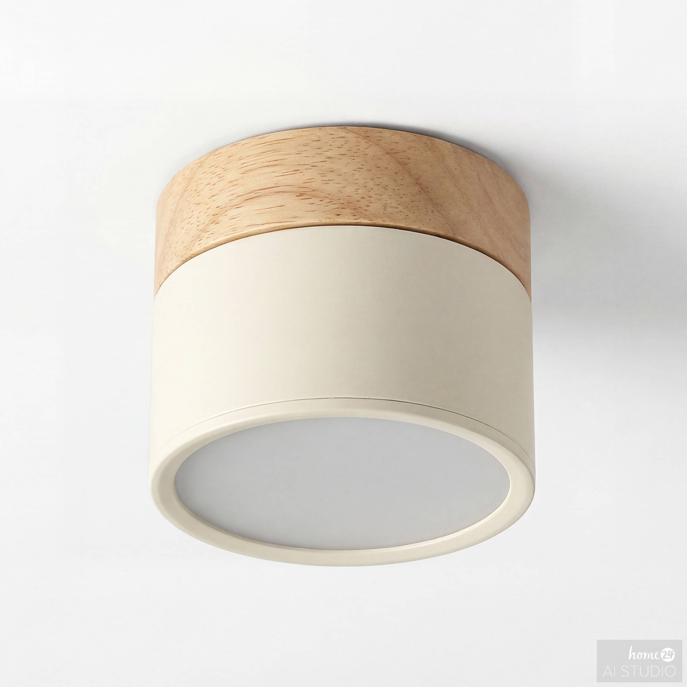 Punto Ceiling Light 1-bulb Iron Beige