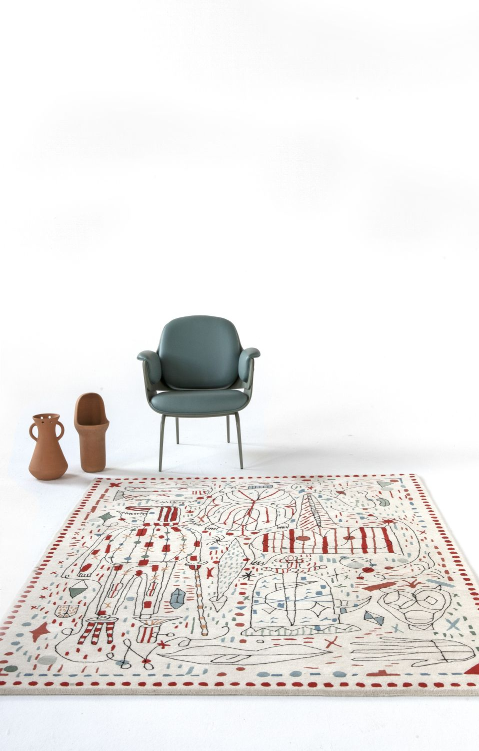 Hayon X Nani Rectangular Mehrfarbig 170 x 240 cm
