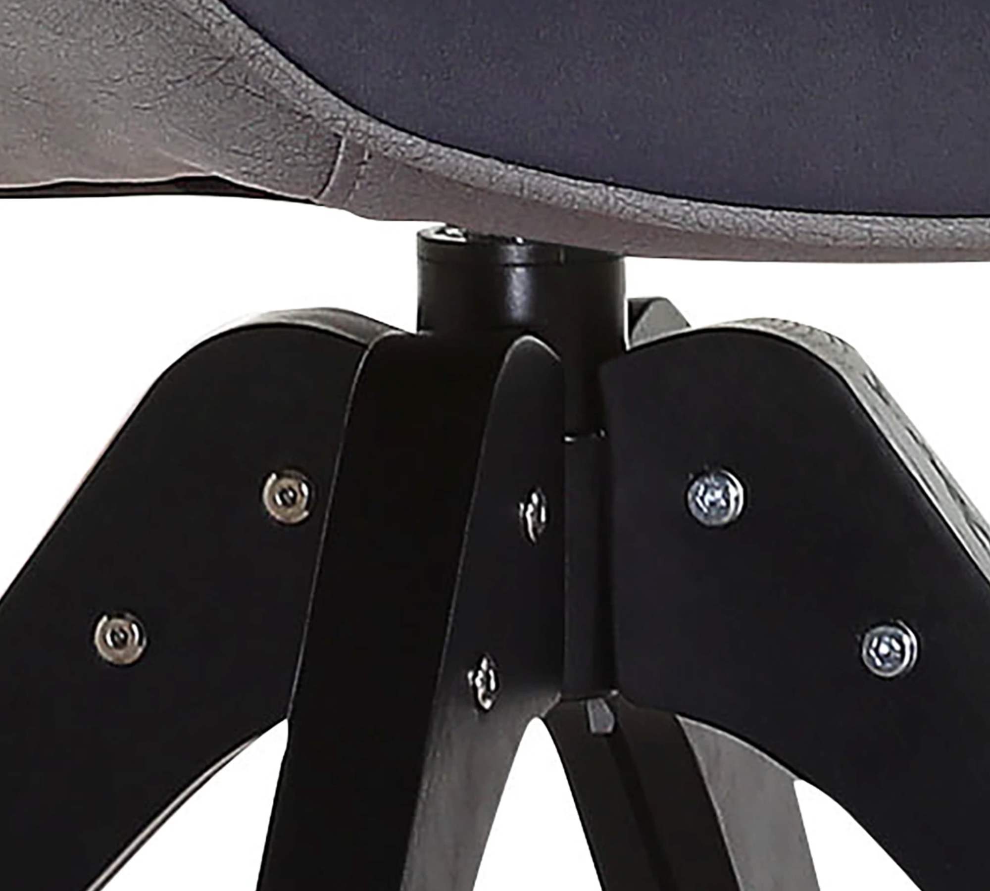 Armlehnstuhl Eiche Microfaser Flachgewebe Schwarz