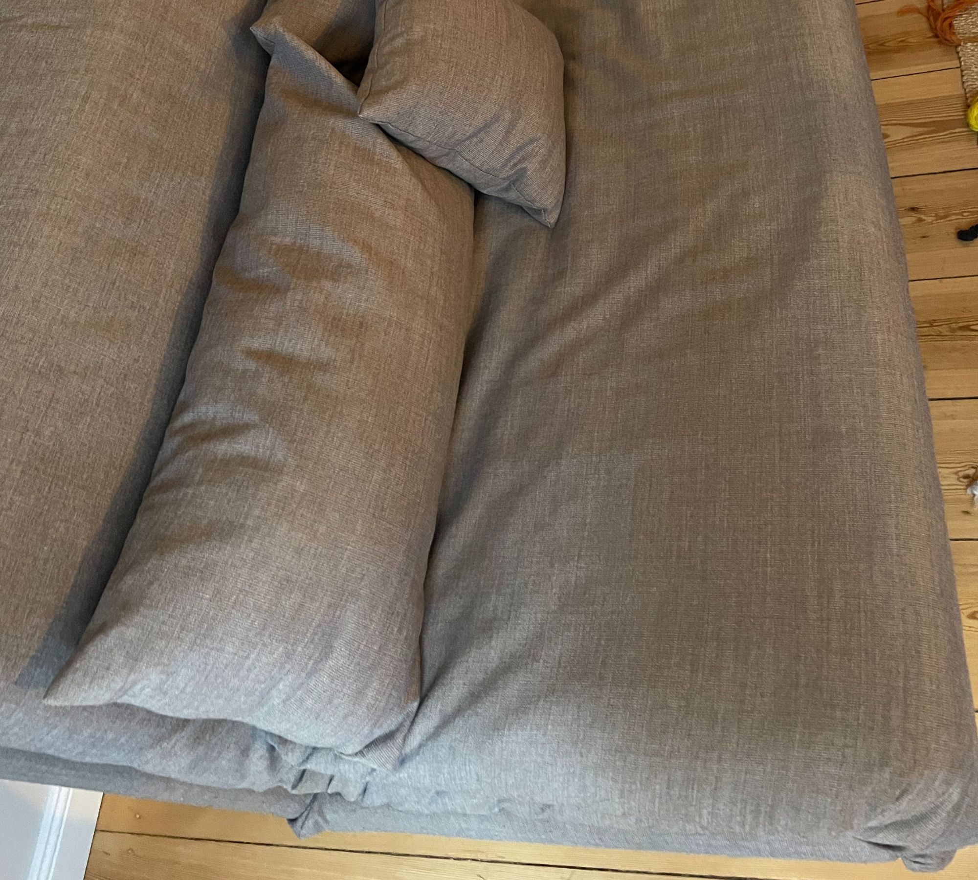 Multy Schlafsofa 3-Sitzer Stoff Taupe