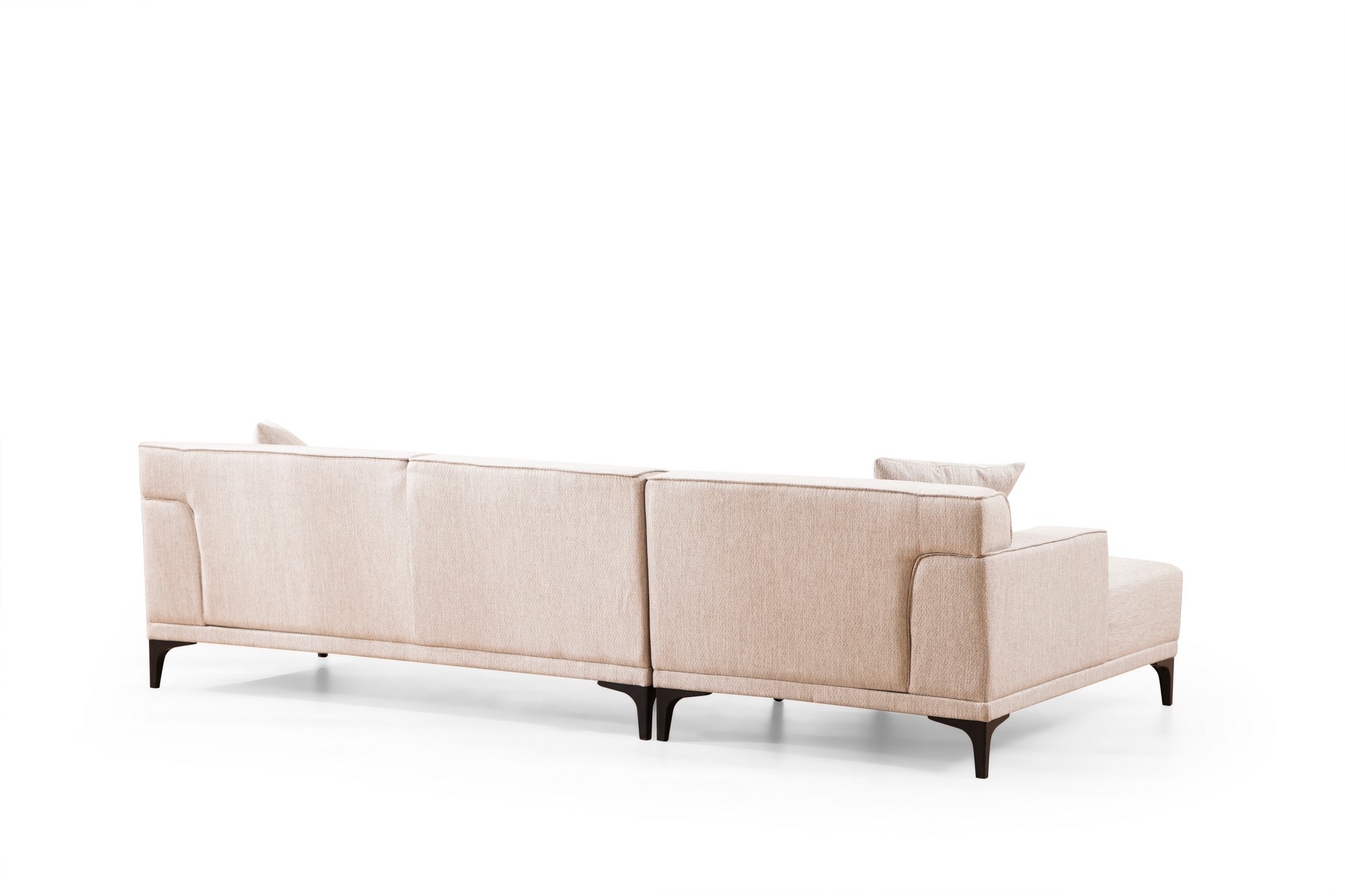 Petra L Corner Sofa White