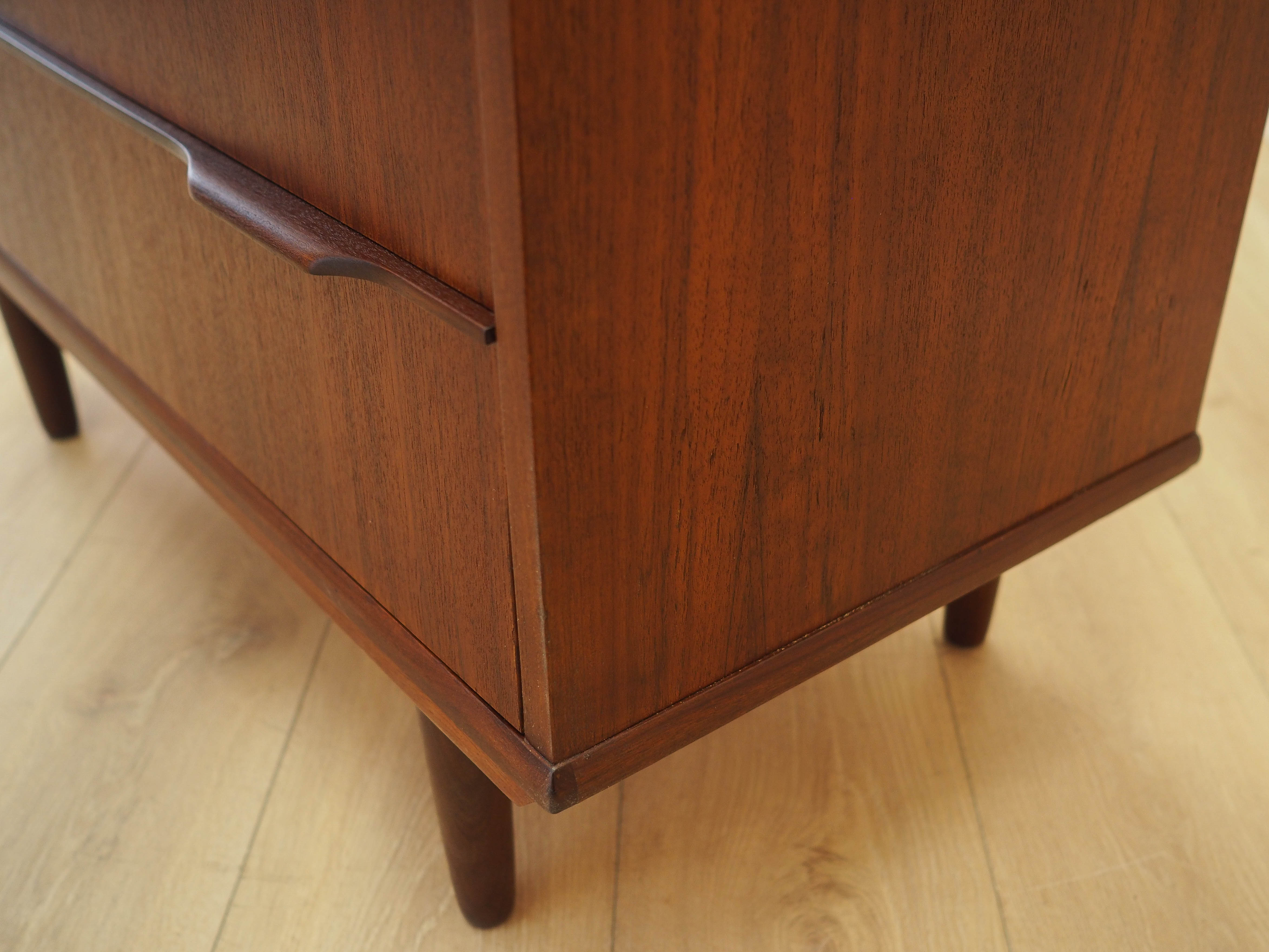 Teak chest of drawers 1970s