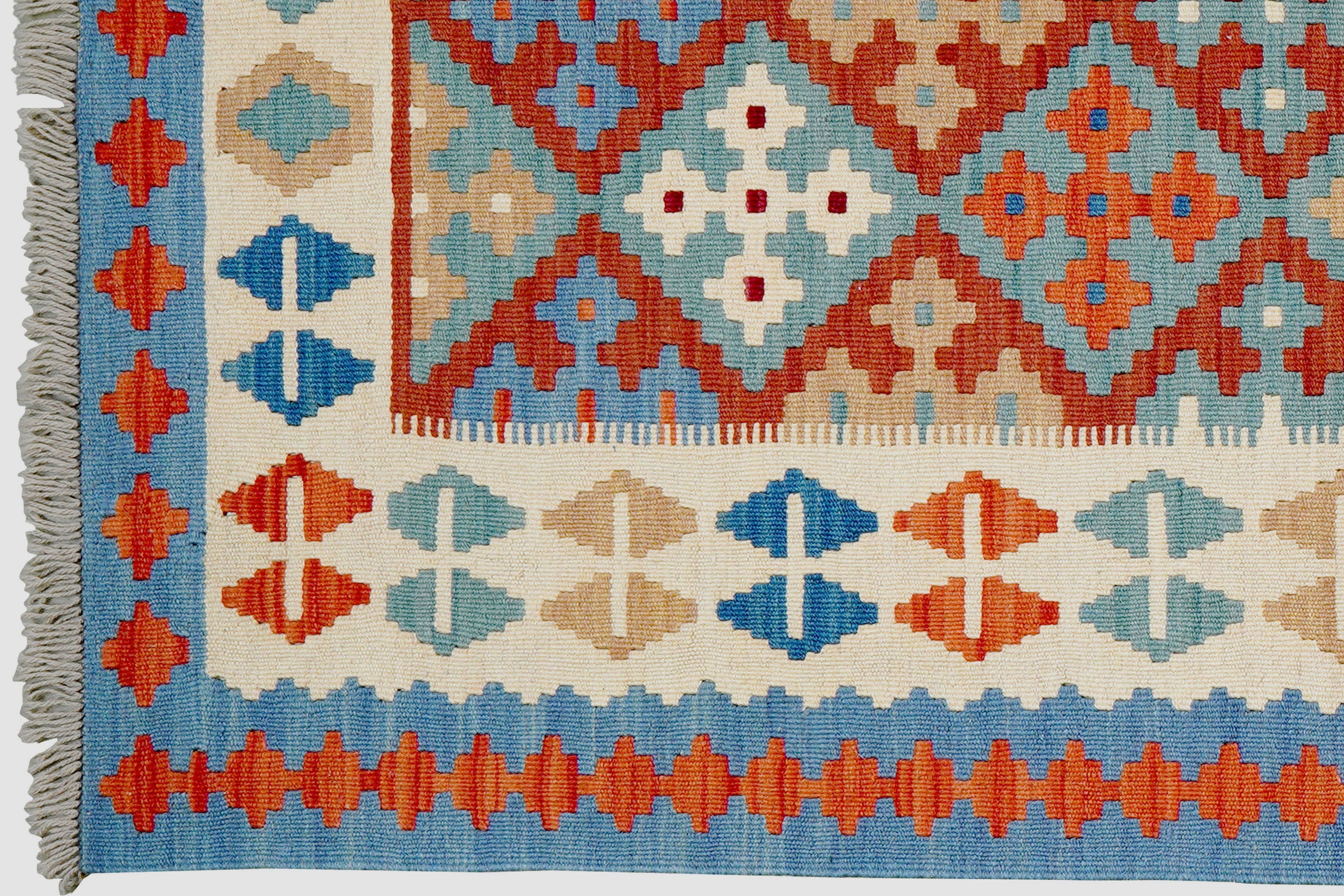 Kelim Gashgai Teppich Wolle Mehrfarbig