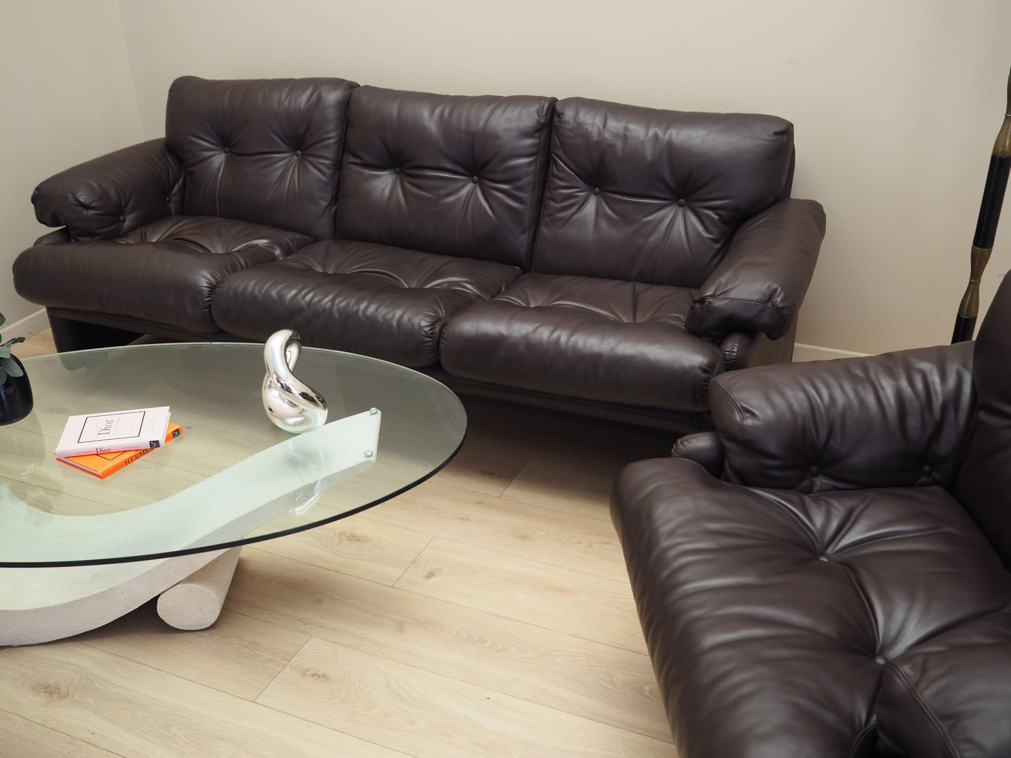 Coronado Living Room Set Leather 1960s