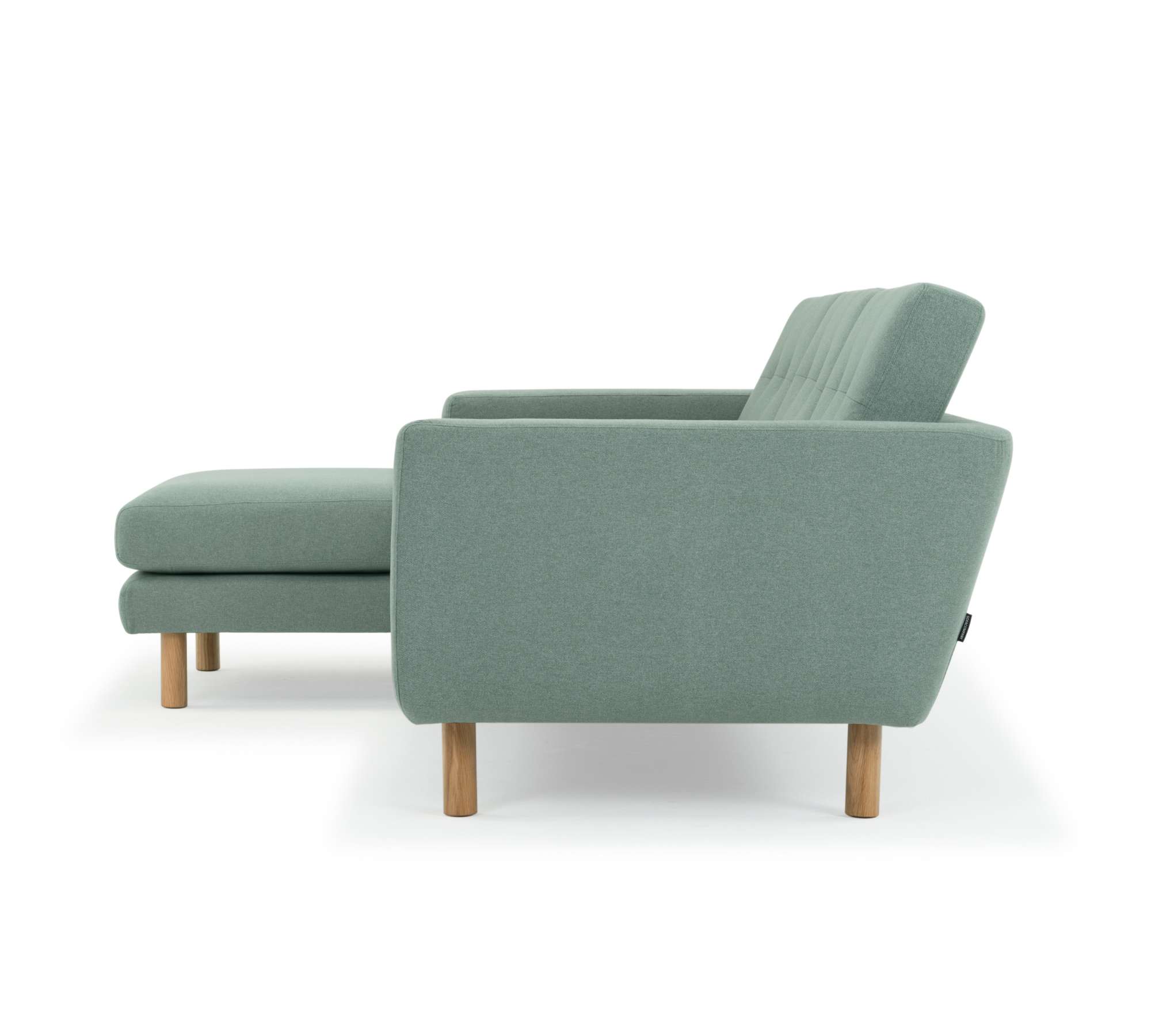 Conrad Sofa Récamiere Links Fabio Grey Green