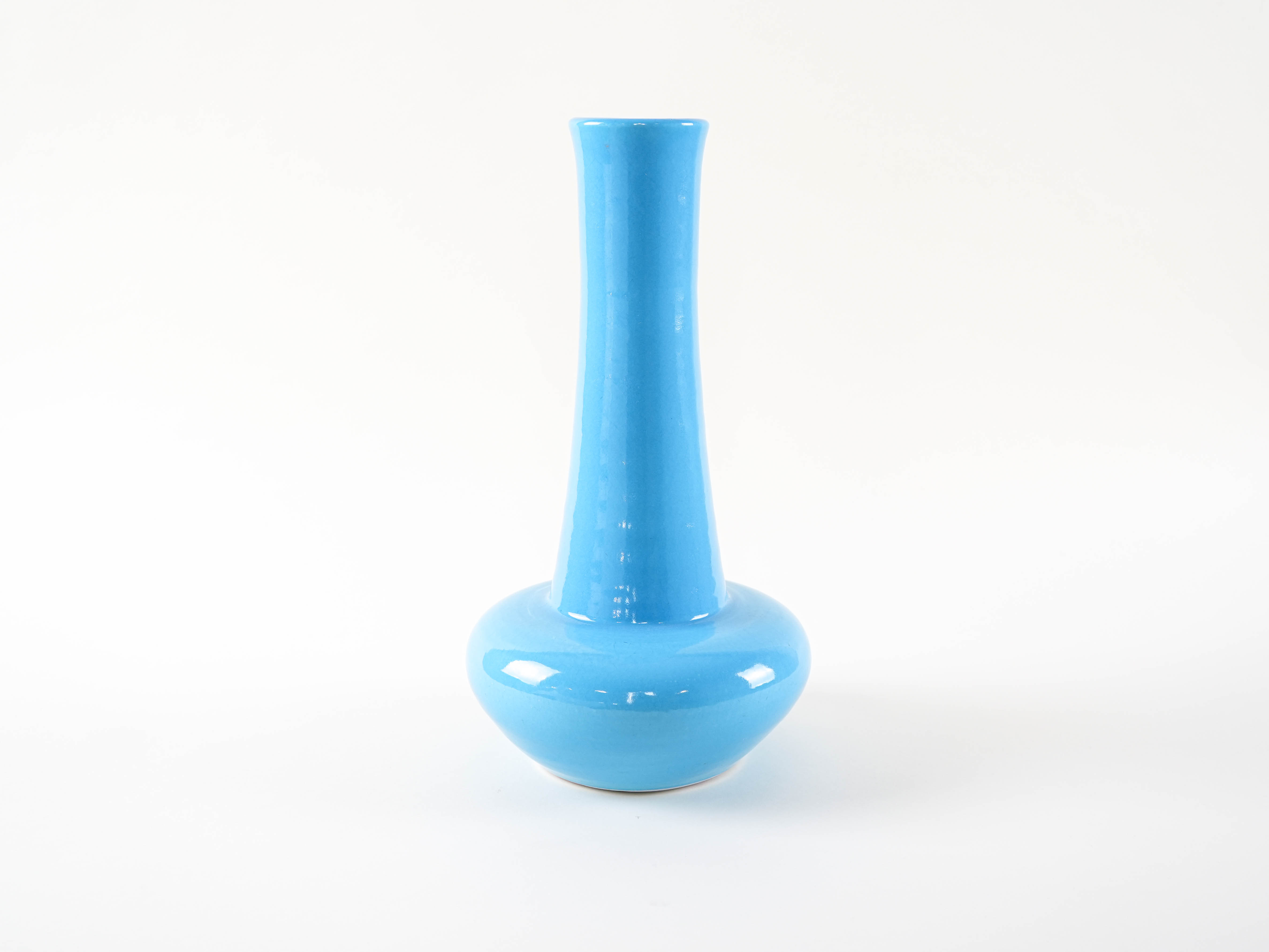 Keramikvase Blau1970er Jahre
