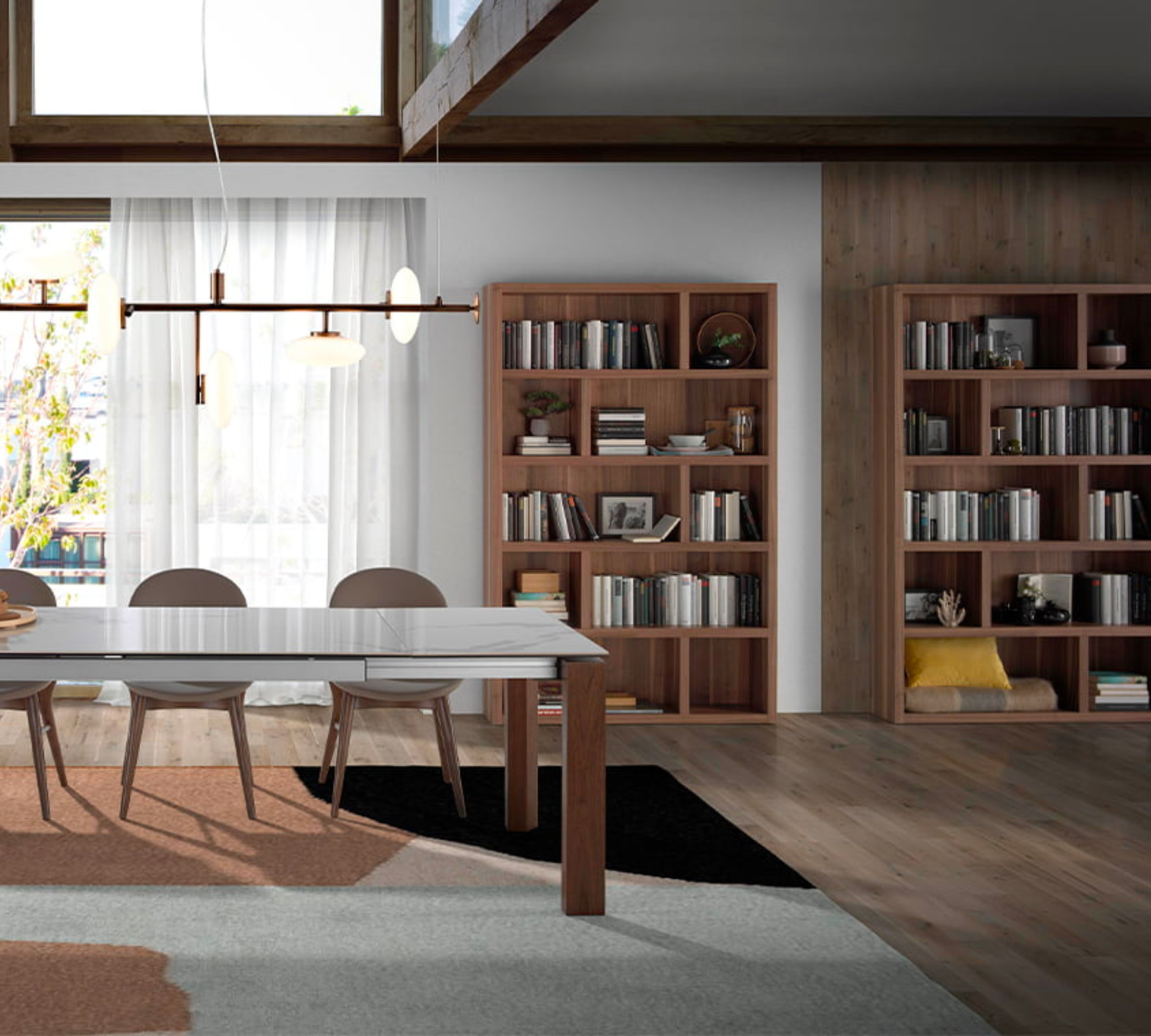 Shelf Walnut Wood Brown