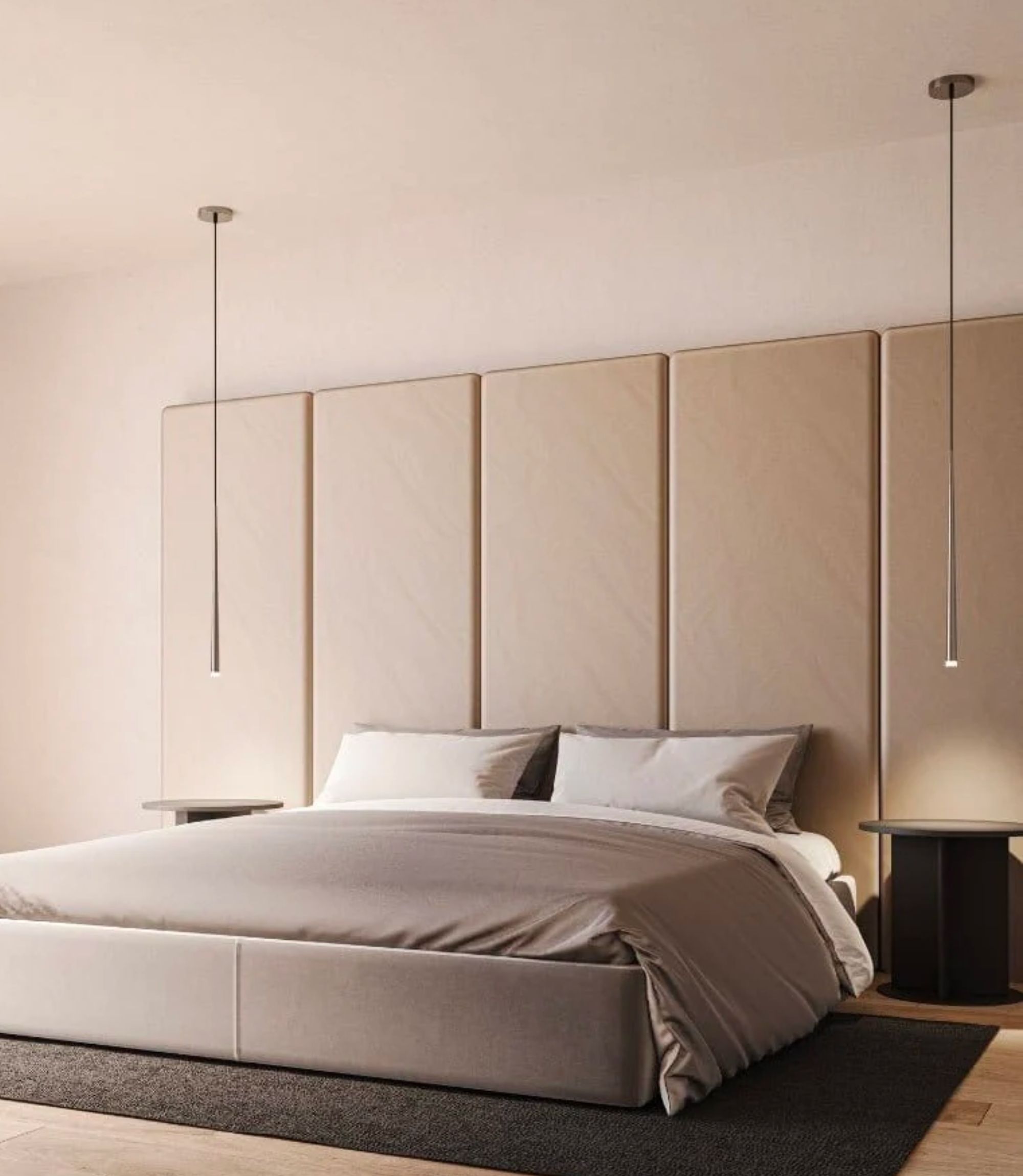 1-Flammige Pendelleuchte Hades Metall Acrylglas Schwarz