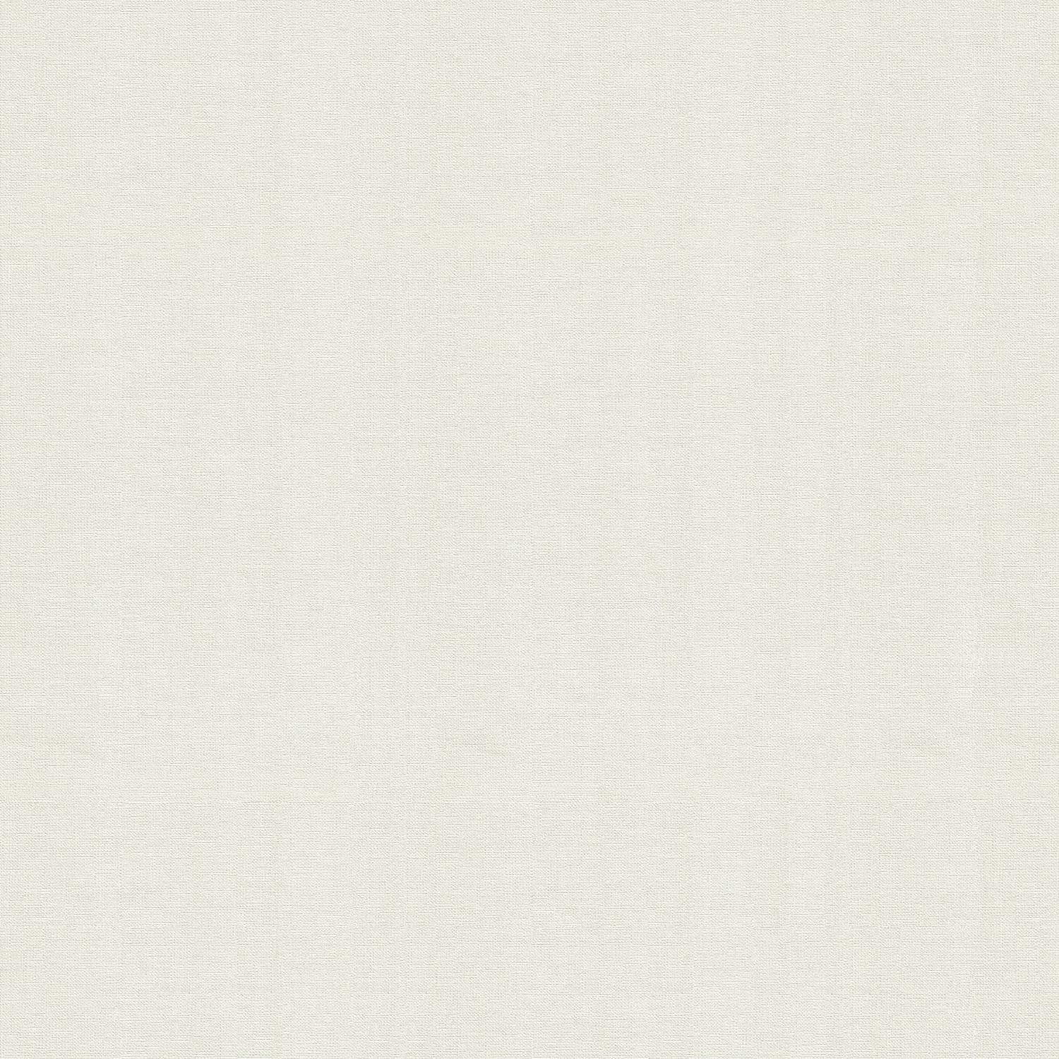 Vliestapete Leinen II Vlies Weiß