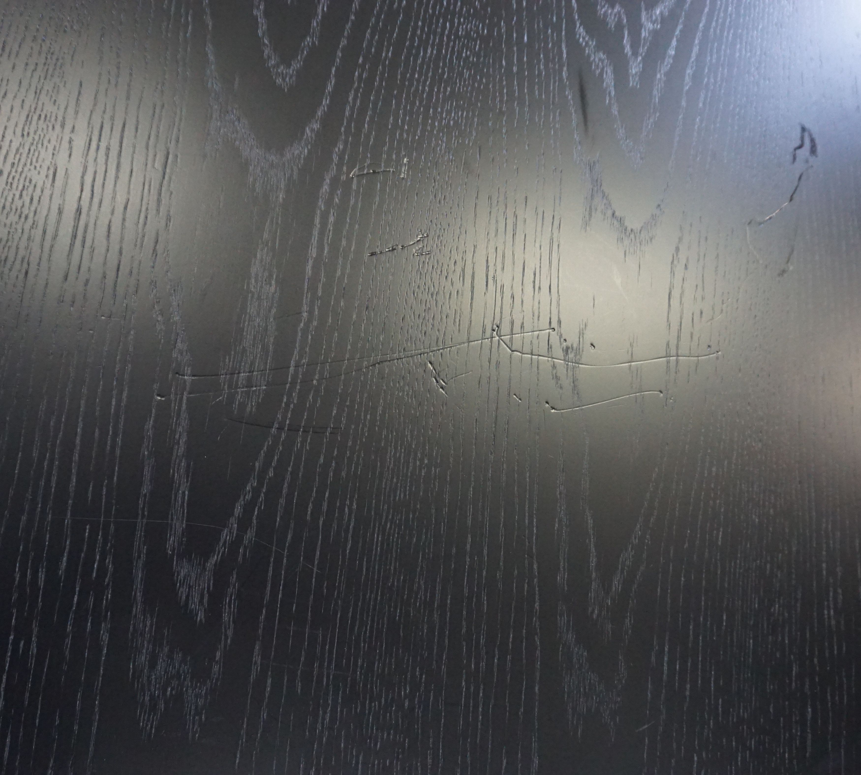 Lunar Tavolino Legno Nero Ø80cm