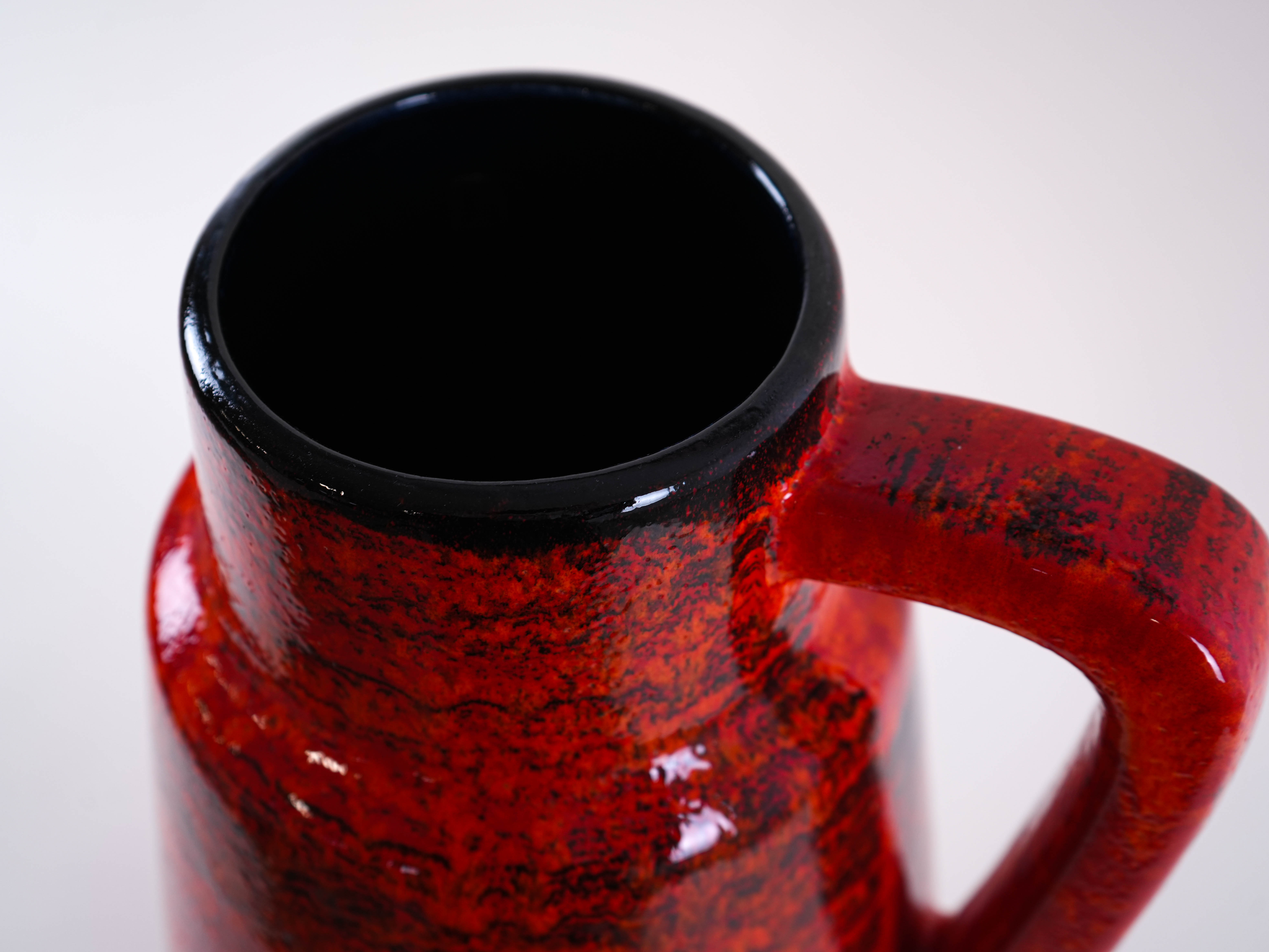 Ceramic Vase Red 1960s