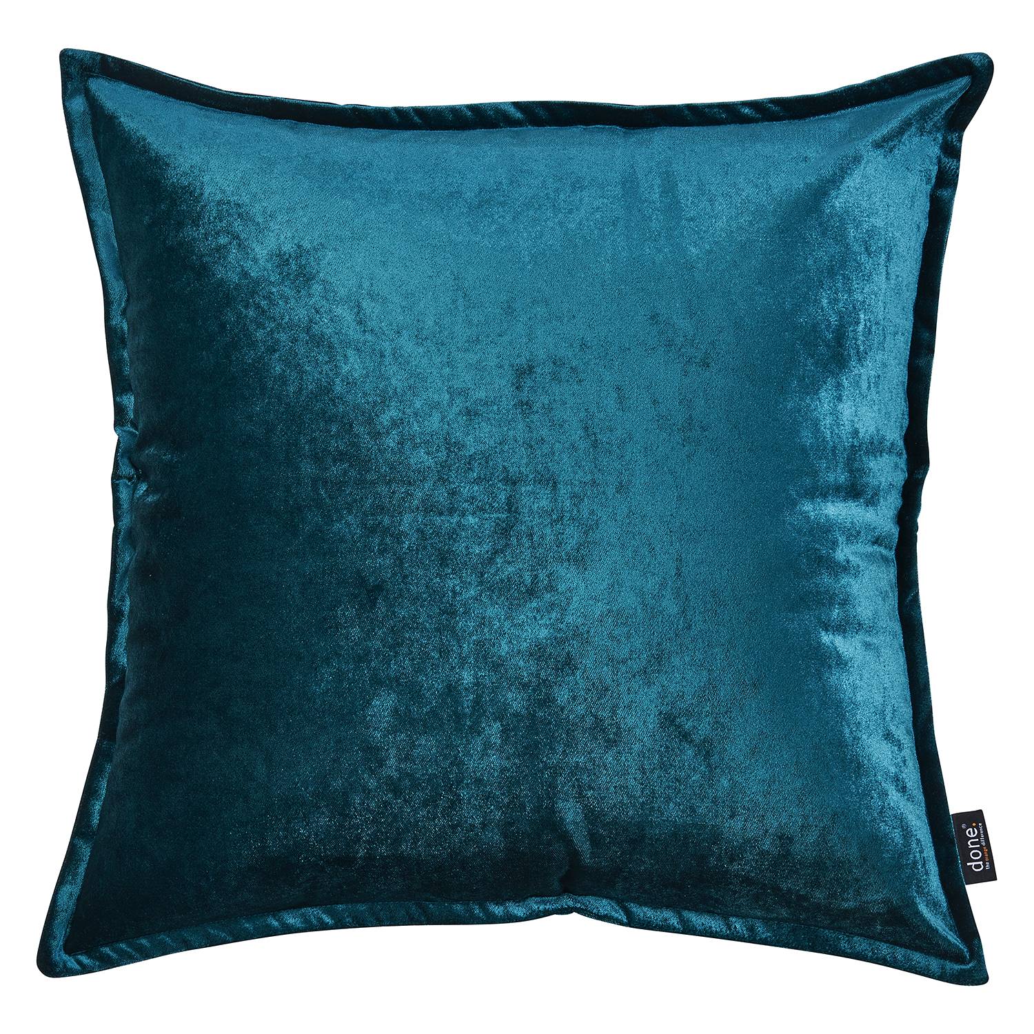 Kissenbezug Glam Mischgewebe Petrol 65 x 65 cm