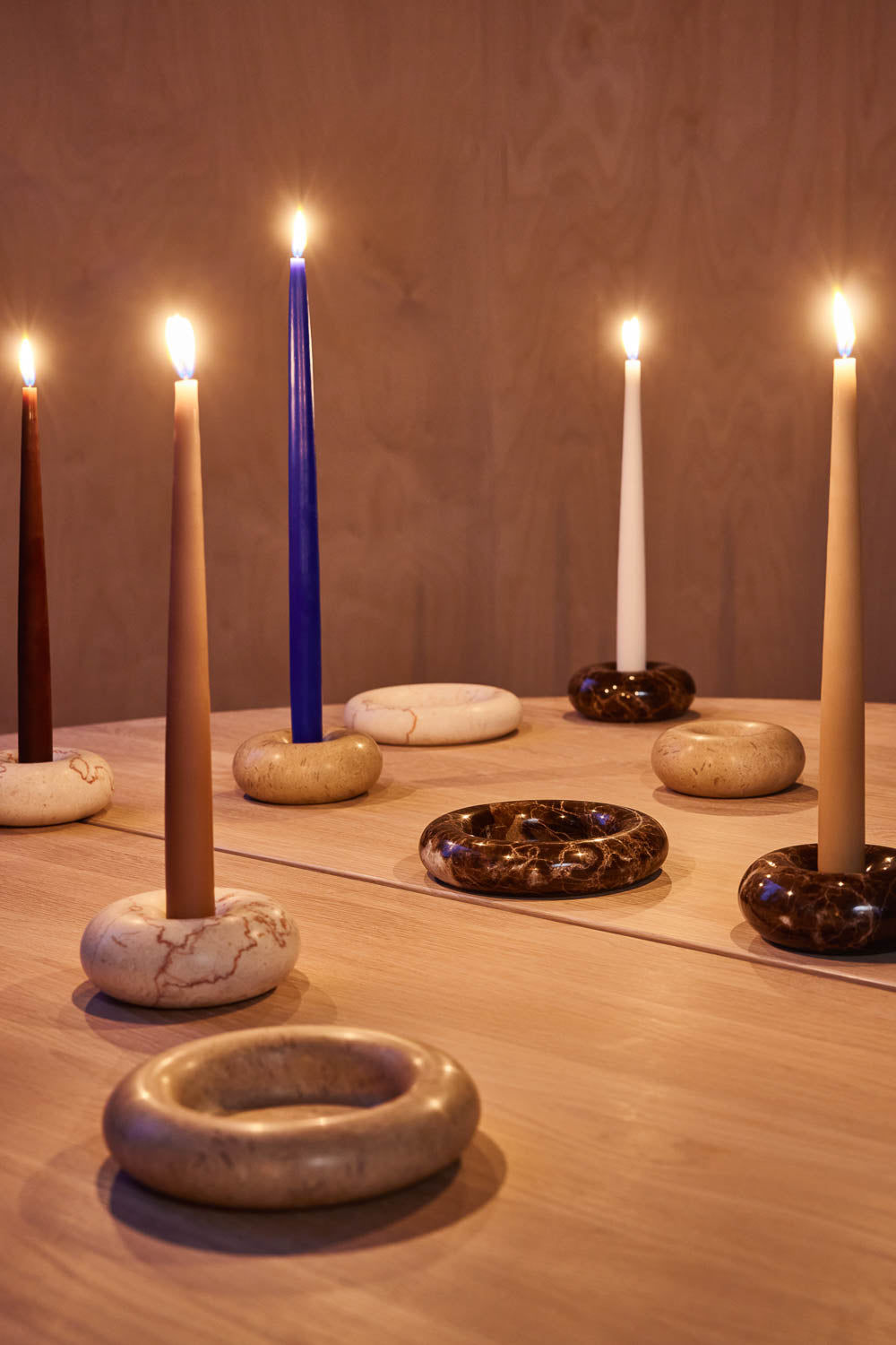 Savi Kerzenständer Groß Marmor