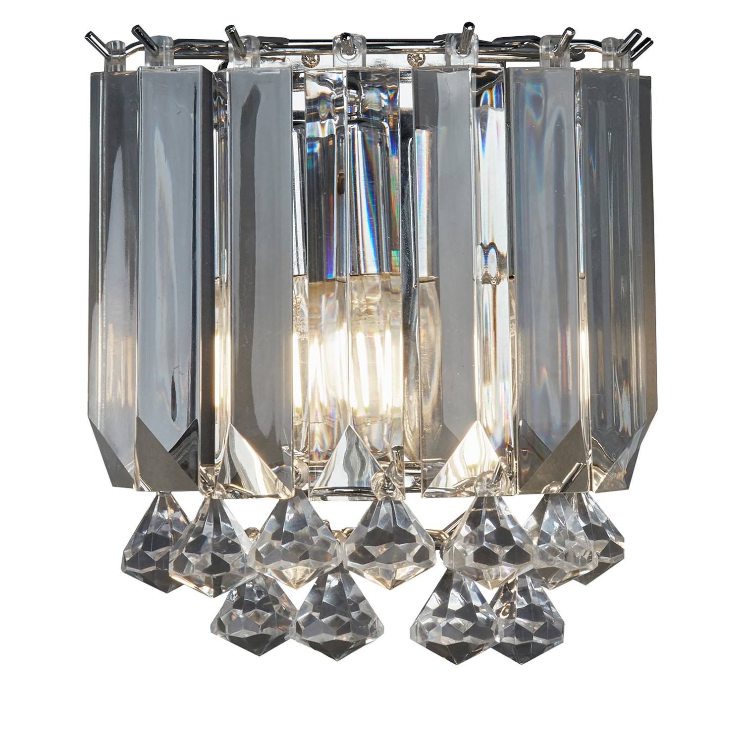 Sigma Wall Light Acrylic Steel 2-bulb