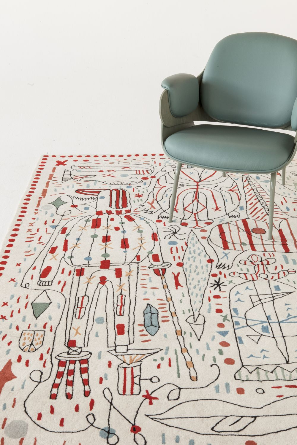 Hayon X Nani Rectangular Mehrfarbig 170 x 240 cm