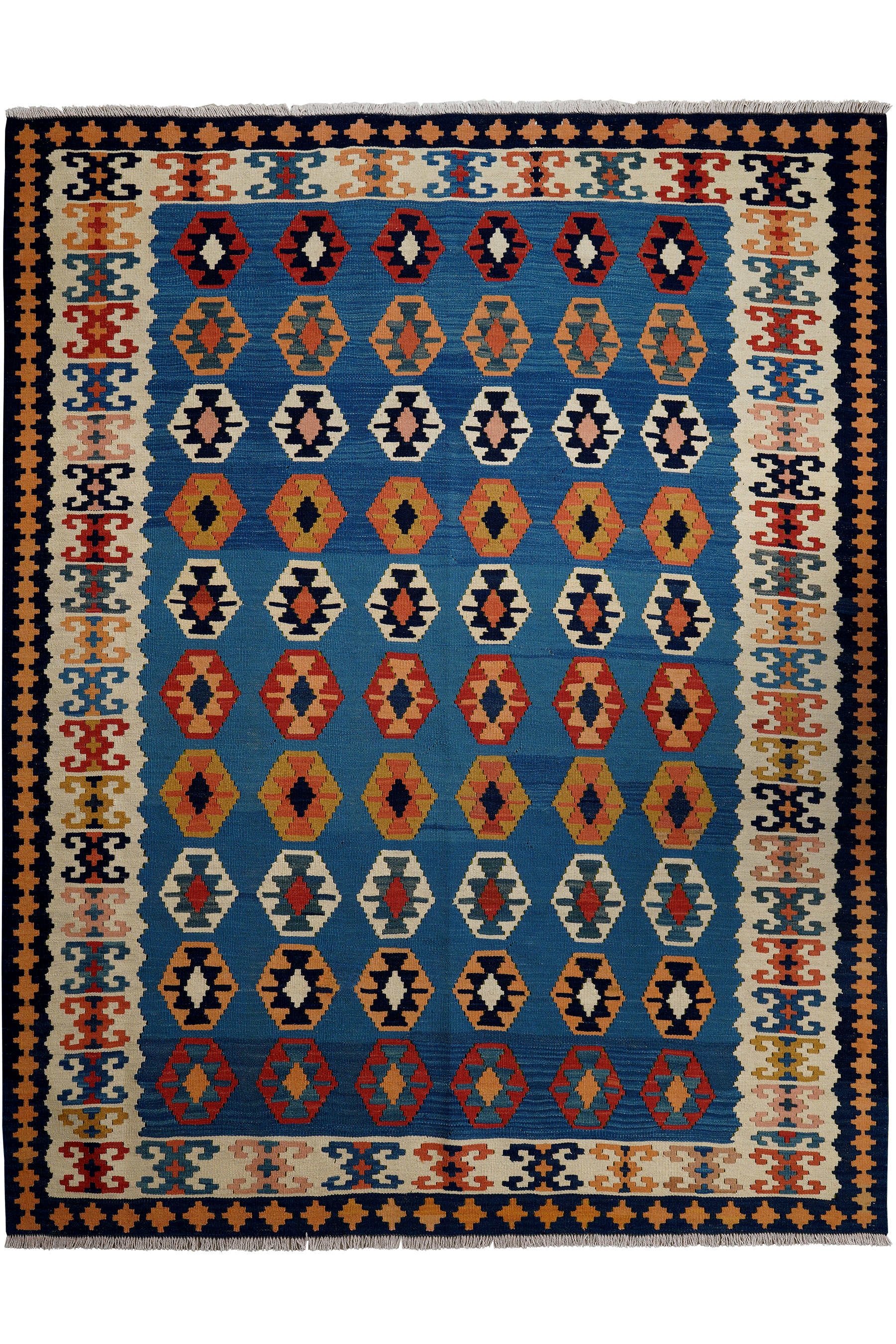 Kilim Gashgai Teppich Mehrfarbig