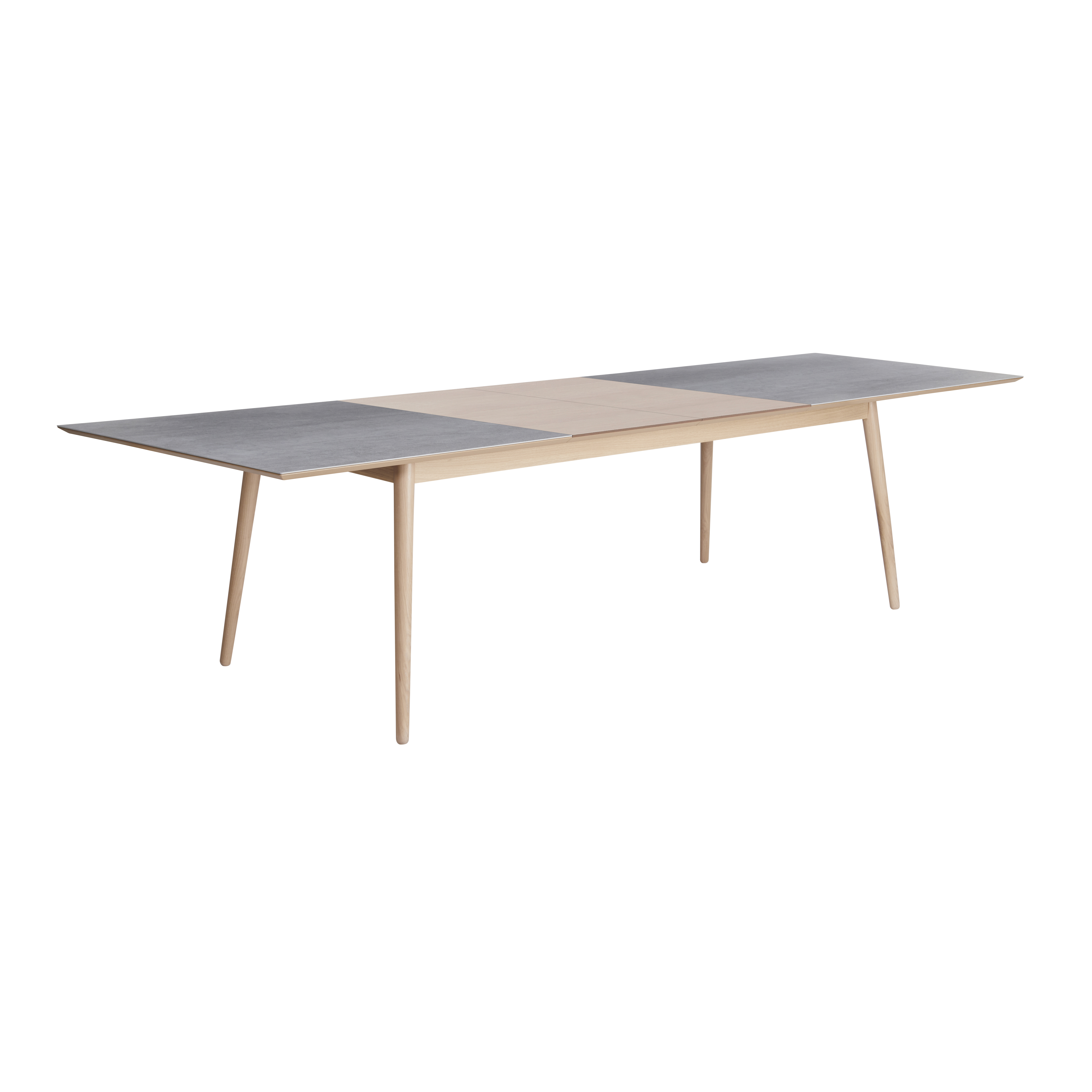MEZA Dining table Ceramic top Light grey