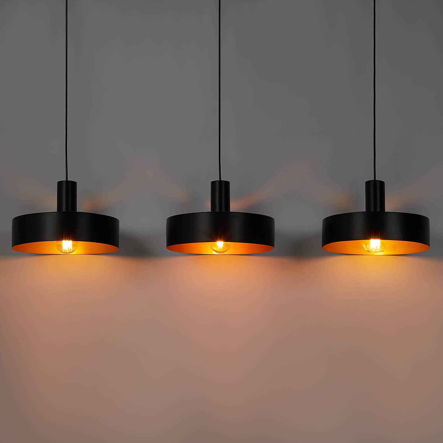 Pendant light ISAK 3-light iron