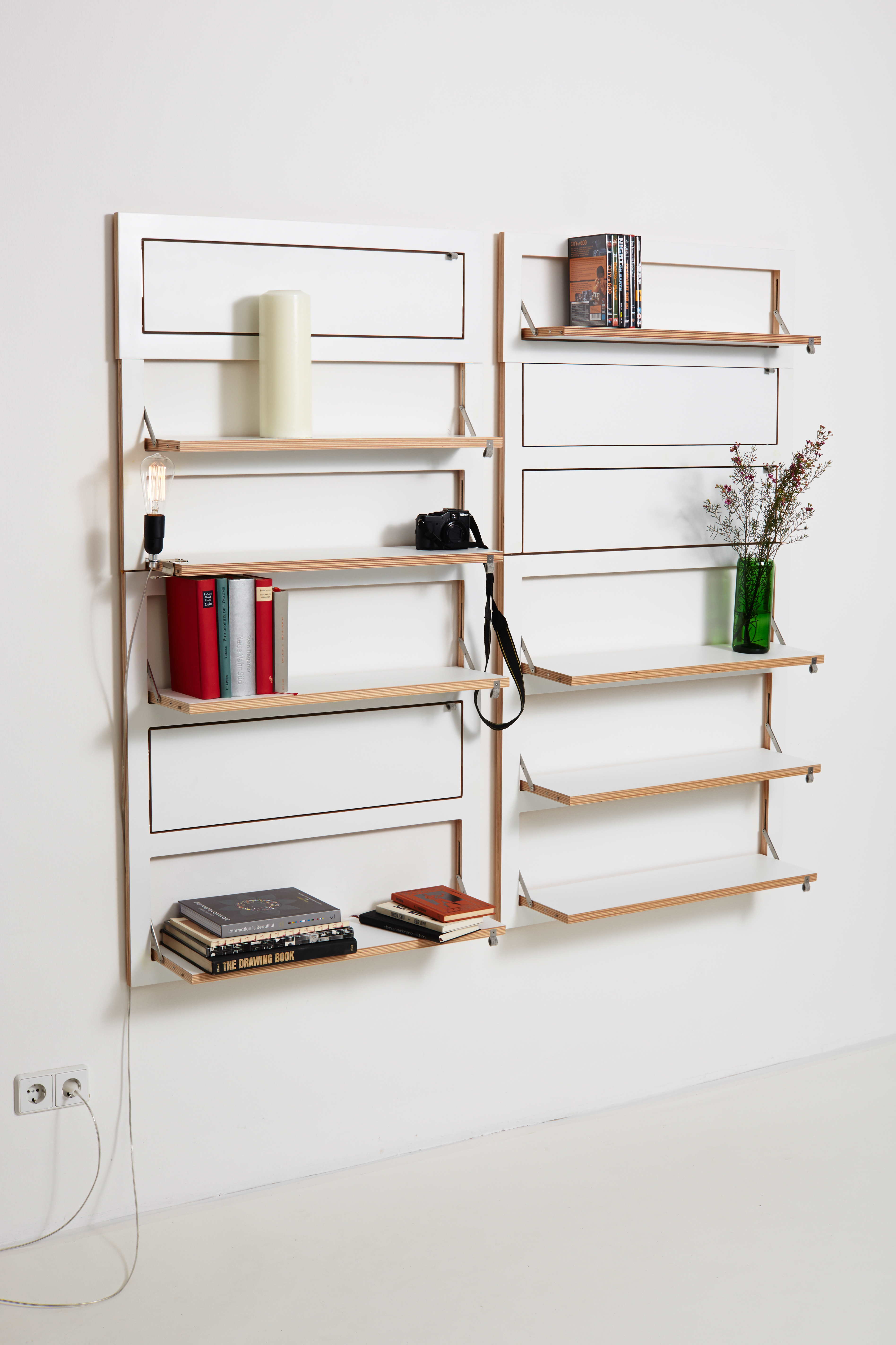 Fläpps Shelf Black 80 x 80cm