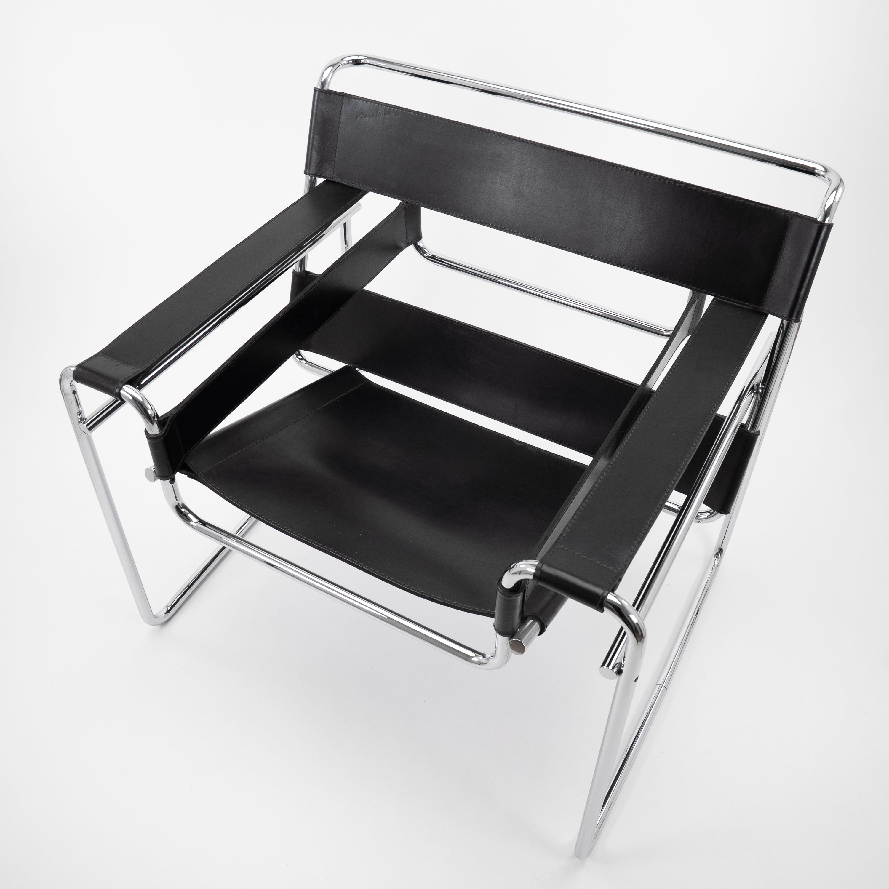 Wassily Armlehnstuhl Schwarz von Knoll International