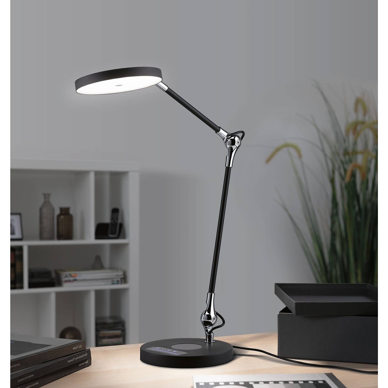 LED-Tischleuchte Numis Acrylglas Aluminium