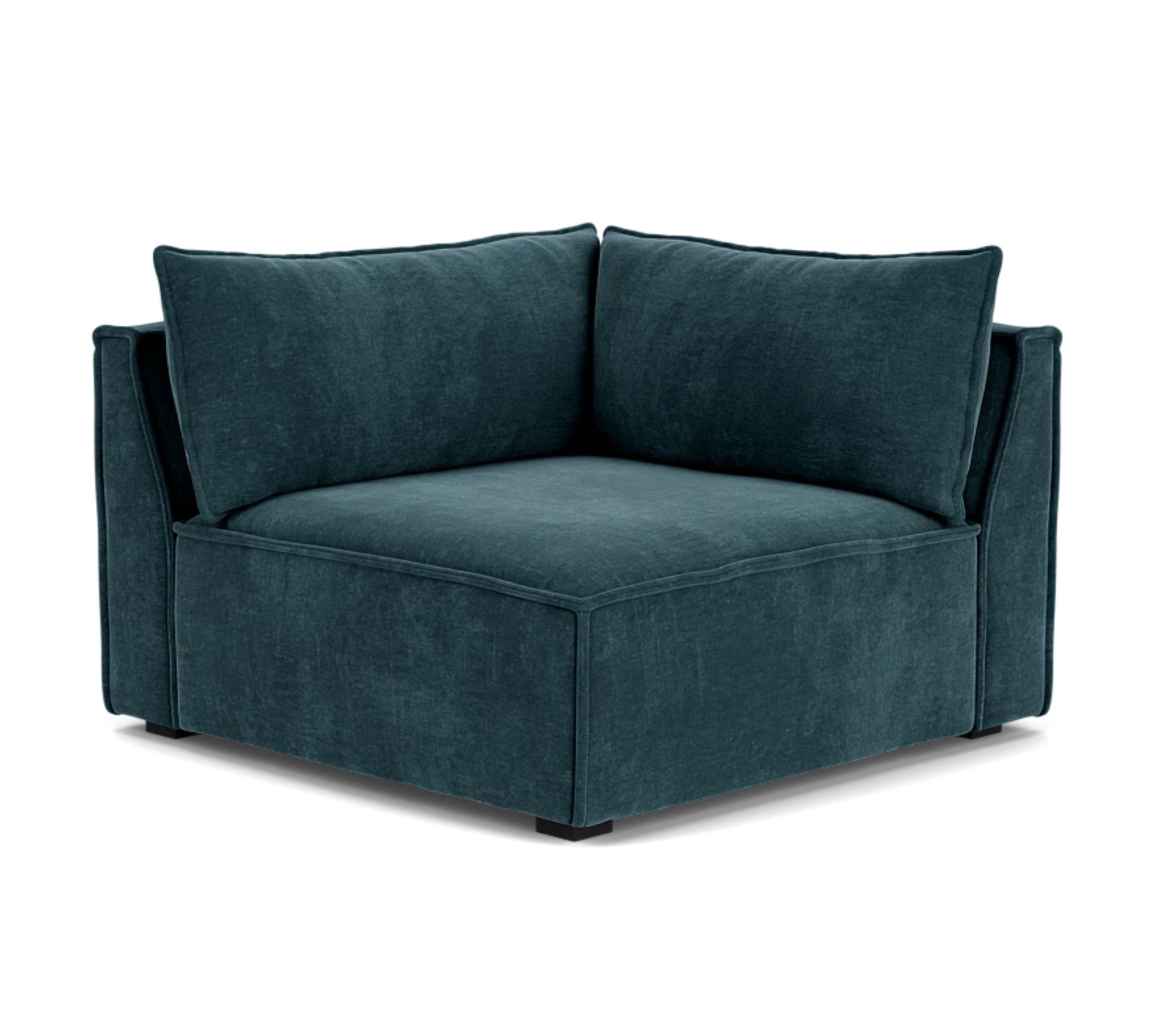 Daphne 1-Sitzer Eckmodul Rechts Danny Dusty Blue