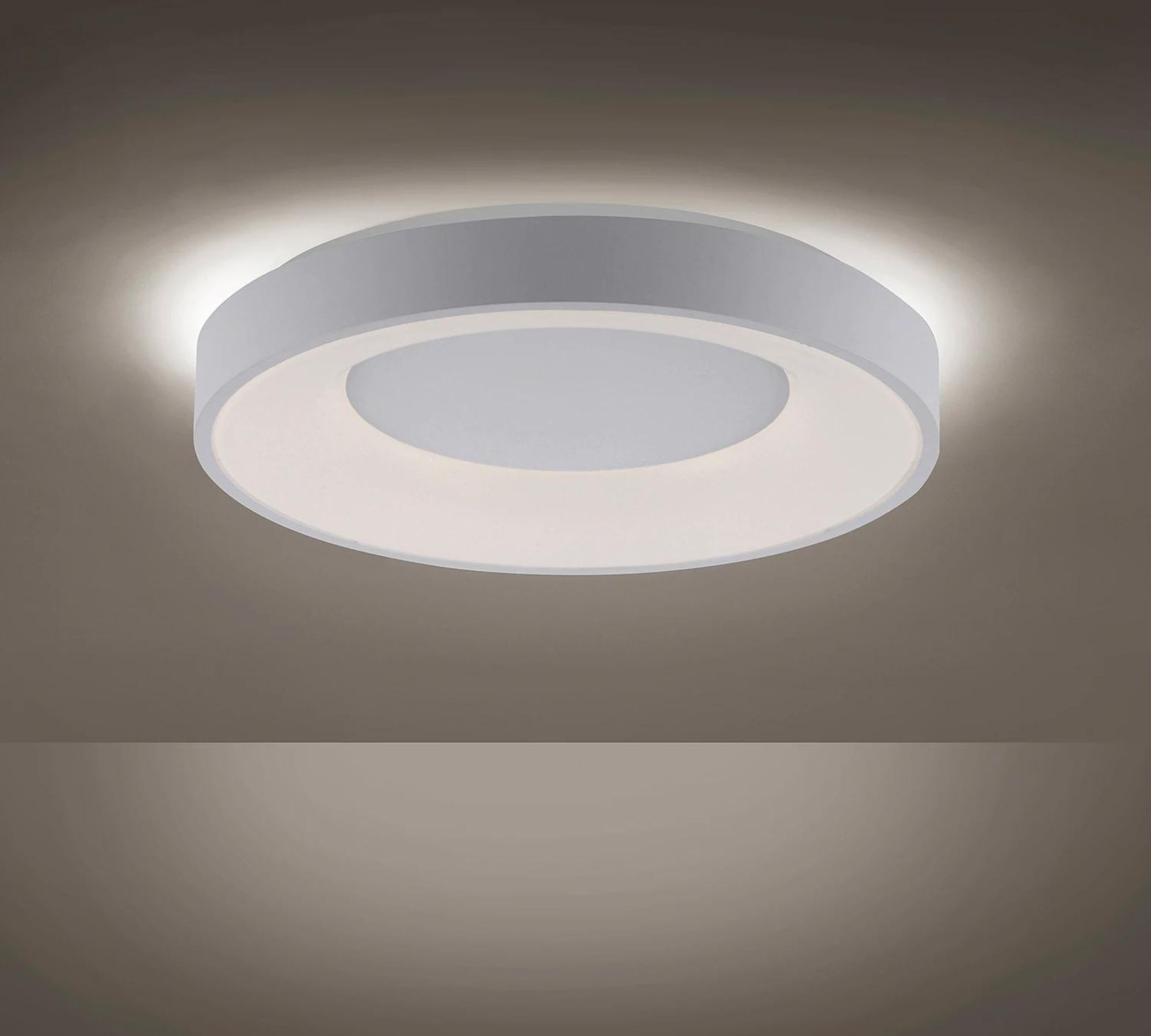 LED Deckenleuchte 1-flammig Kunststoff Weiß