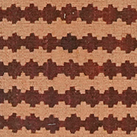 Kilim Gashgai Teppich Braun