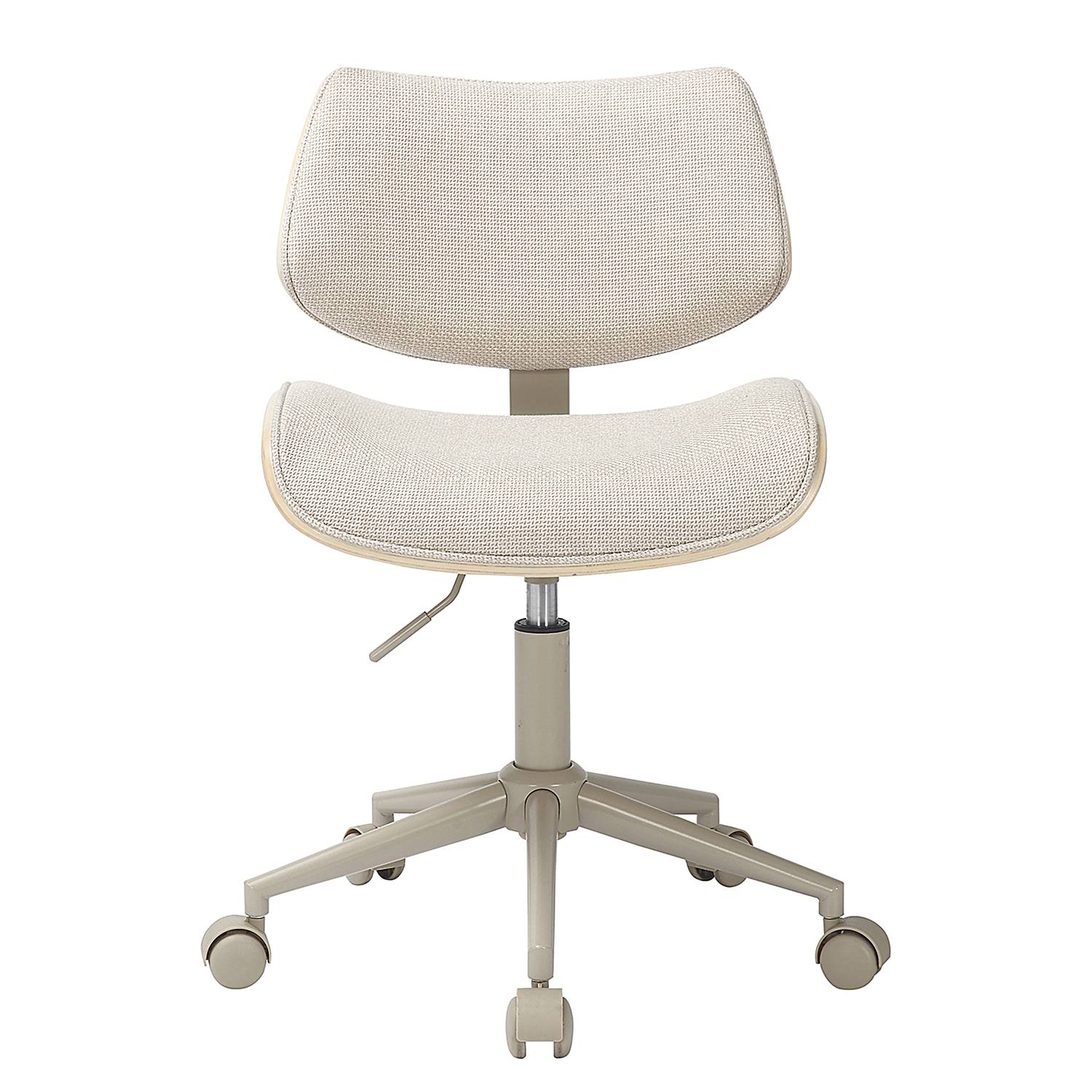 Office swivel chair DICMO Chenille Iron Beige