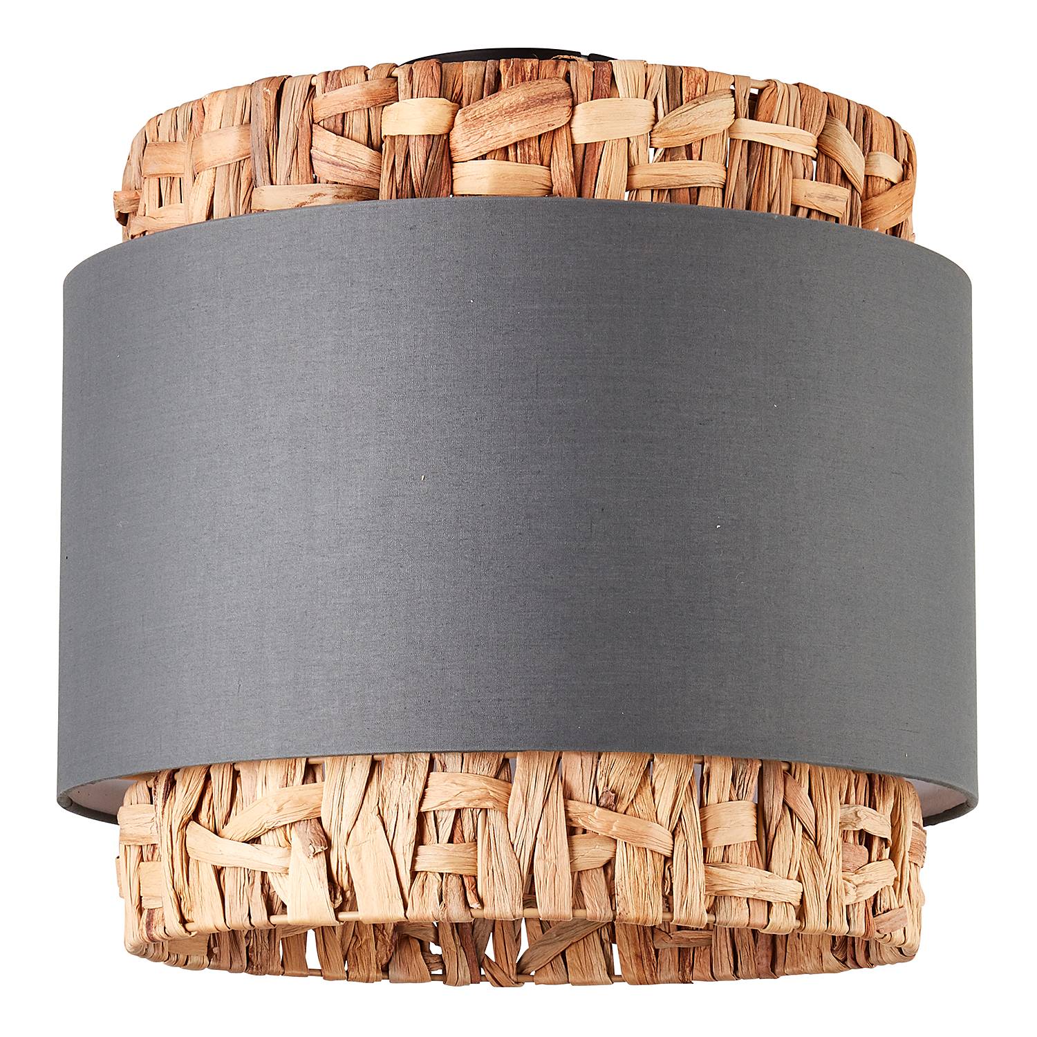 Waterlilly Ceiling light Linen Plant leaf 2-bulb