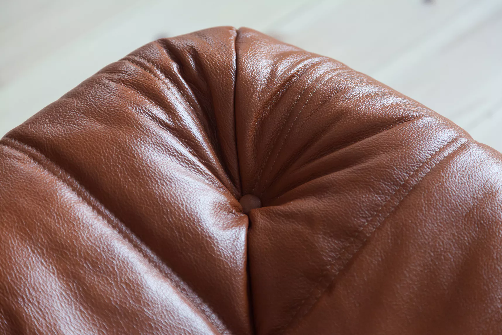 Togo Lounge Set 2-piece High-gloss leather Whisky brown