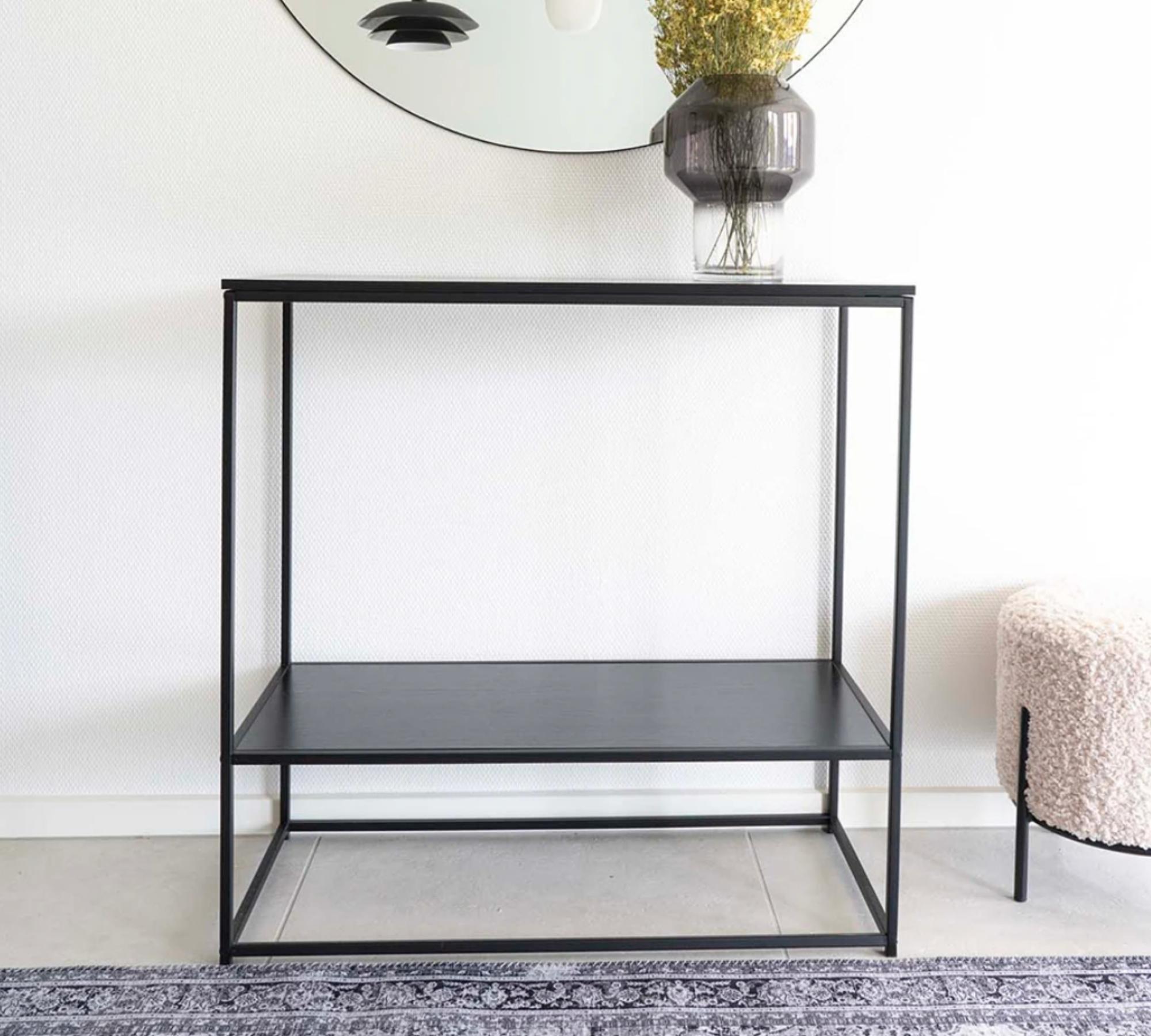 Console table Metal Black