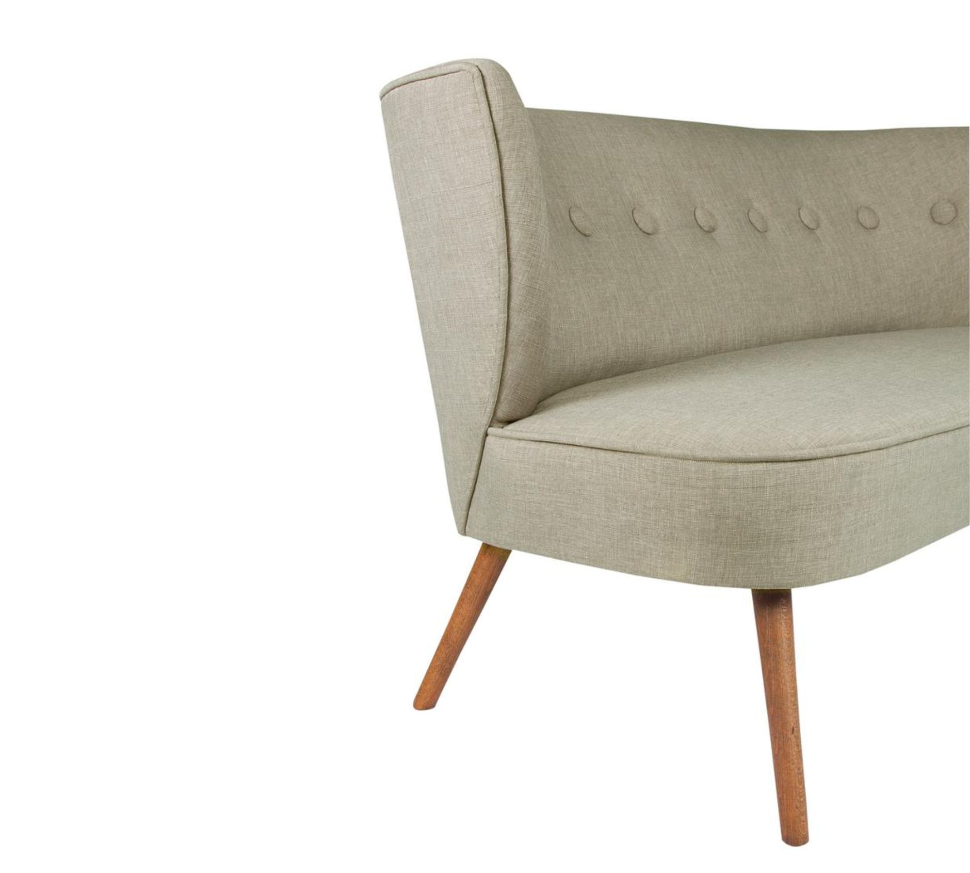 Bienville Sofa 2-Sitzer Grau