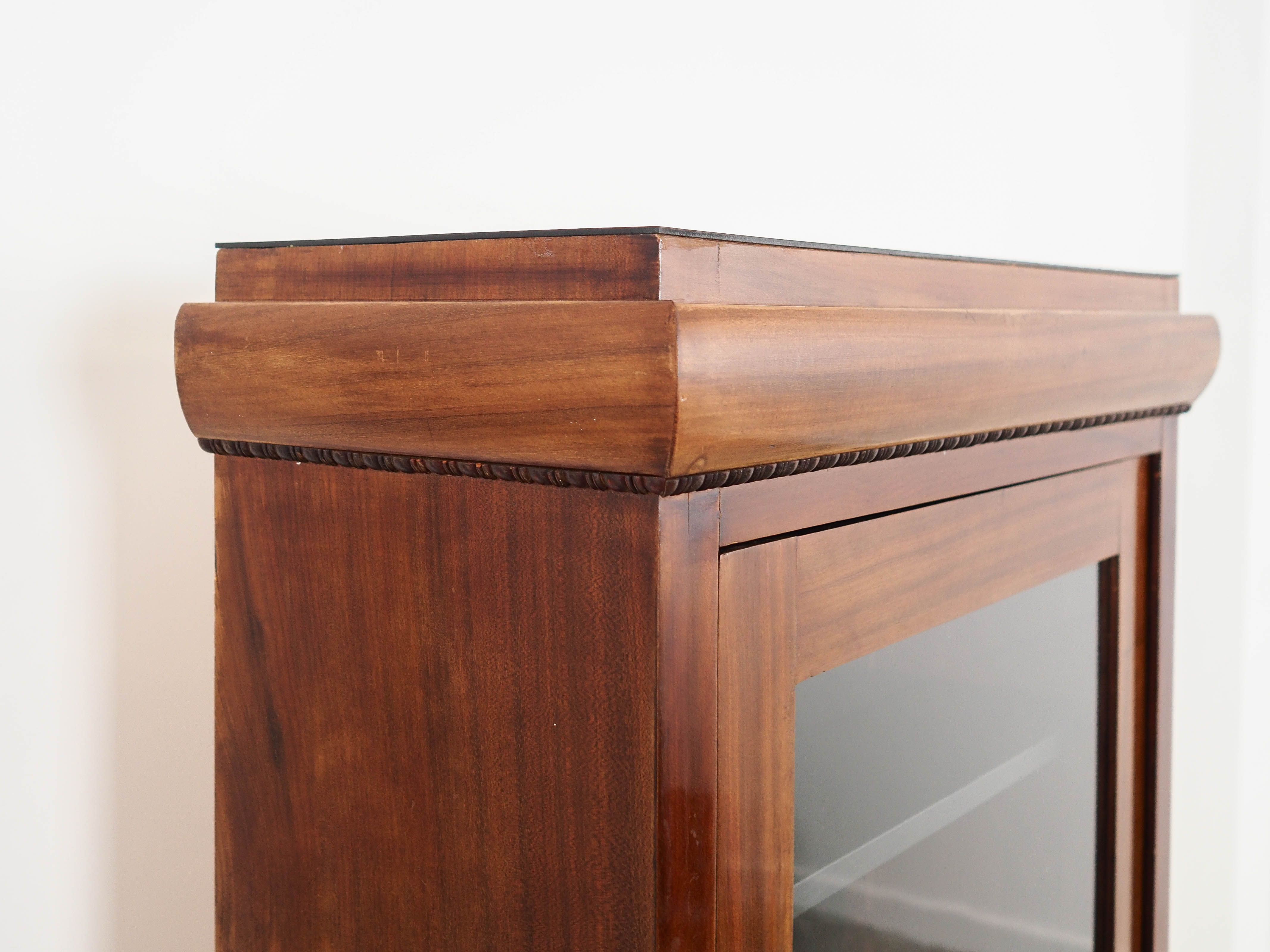 Vitrine Walnussholz 1960er Jahre