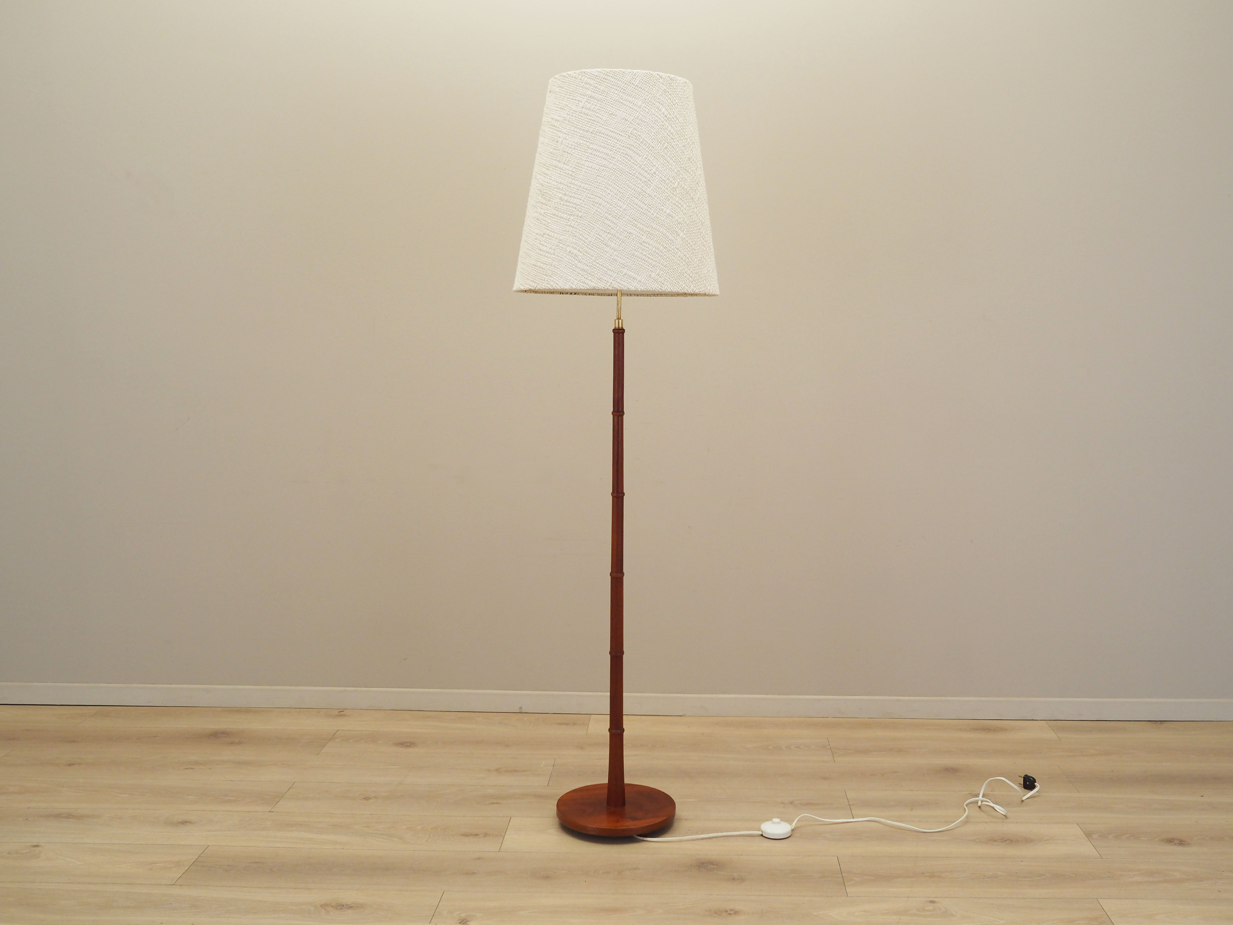 Stehlampe Holz 1970er Jahre