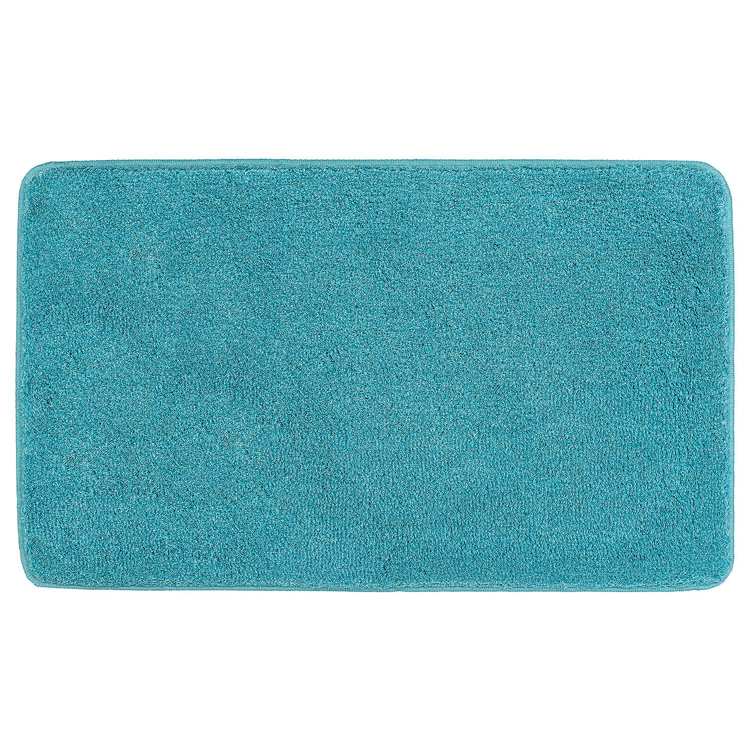 Badteppich Relax Polyacryl Türkis 70 x 120 cm