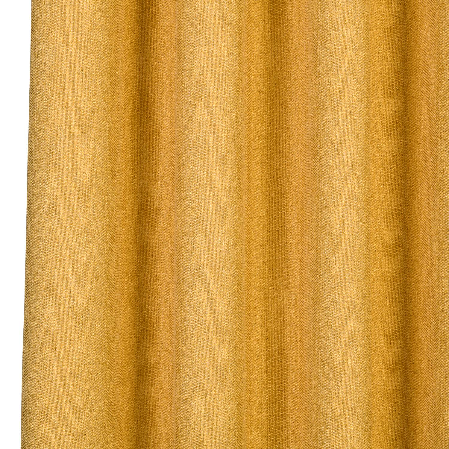Ösenvorhang Fabricio Polyester Senfgelb