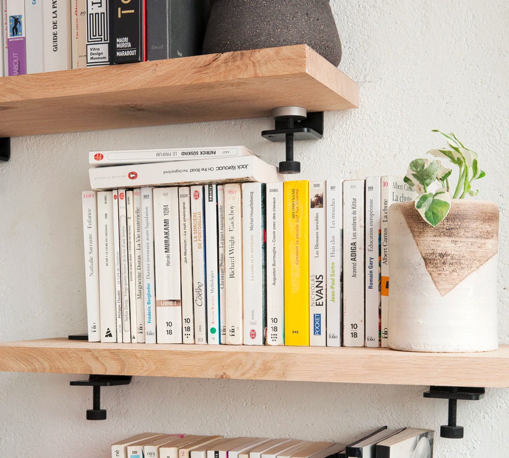 2x Bracket Wandhaken Stahl Grün