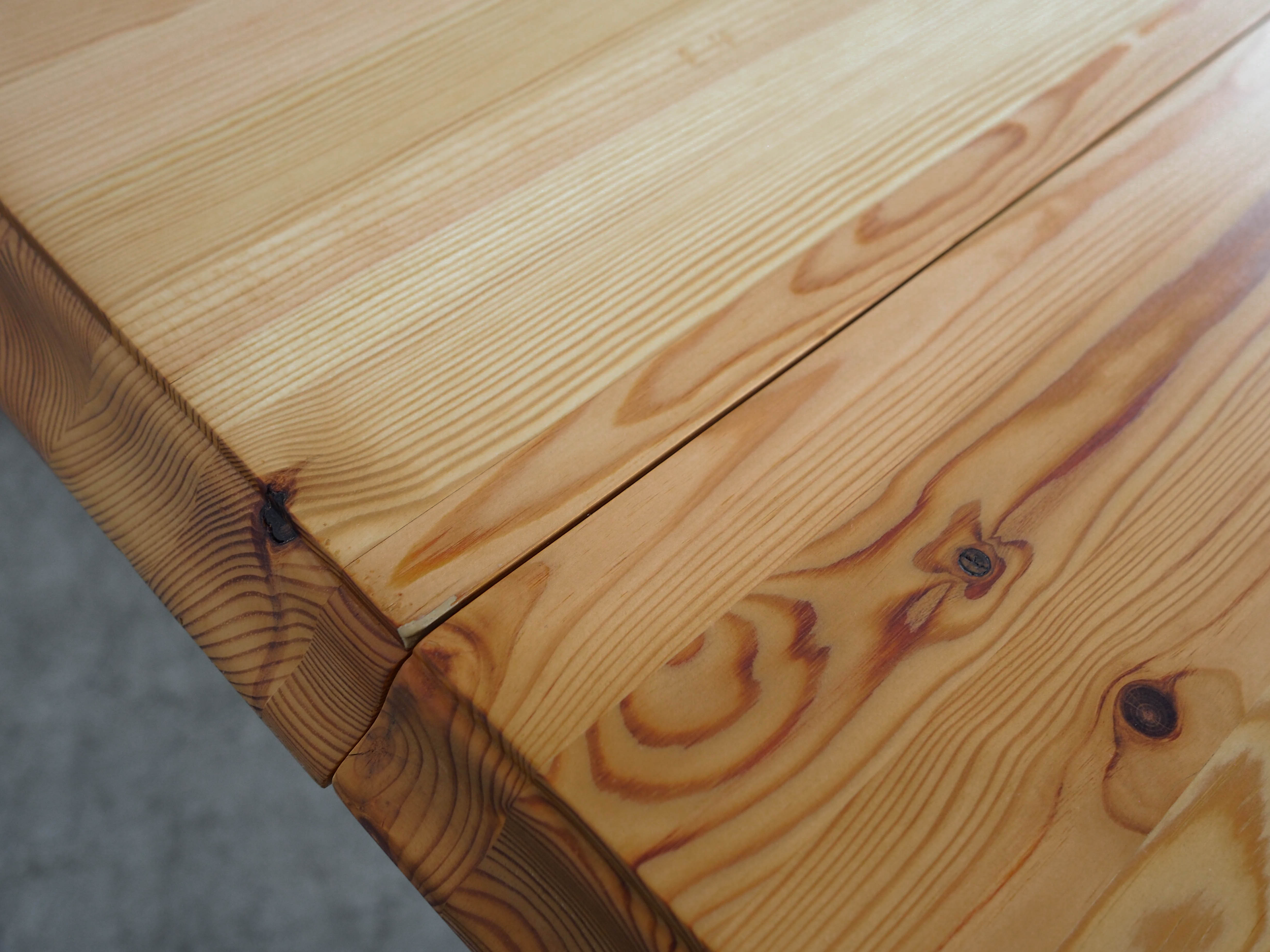 Dining table pine wood 1970s