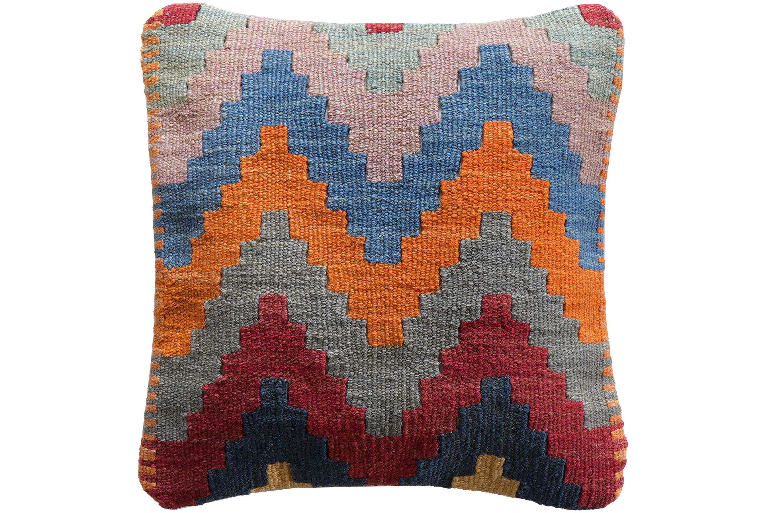 Carpet Pillow Wool Cotton Multicolored