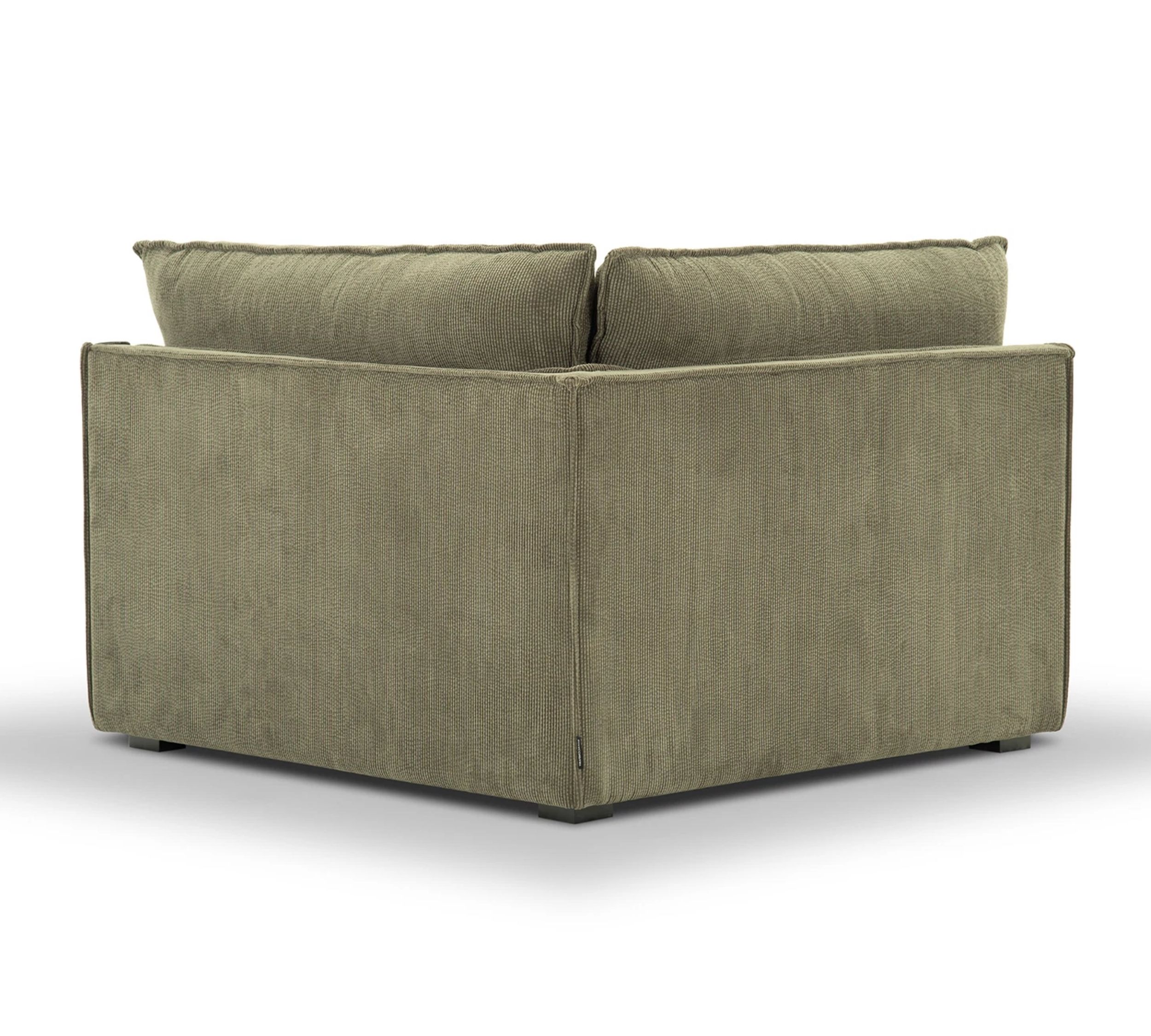 Daphne 1-Sitzer Eckmodul Rechts Free Sage