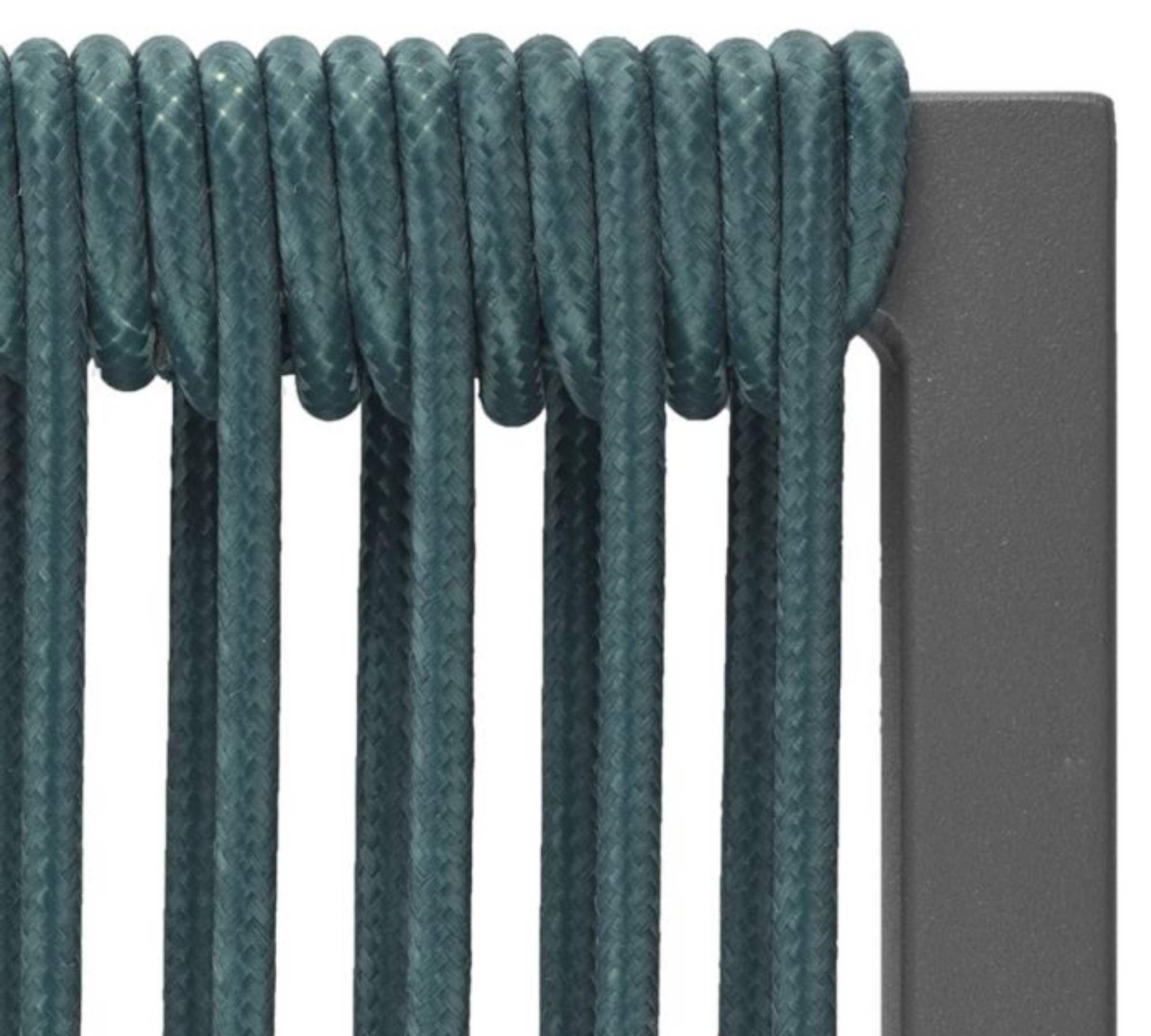 Loop Dining Sessel Aluminium String-Flex Petrol