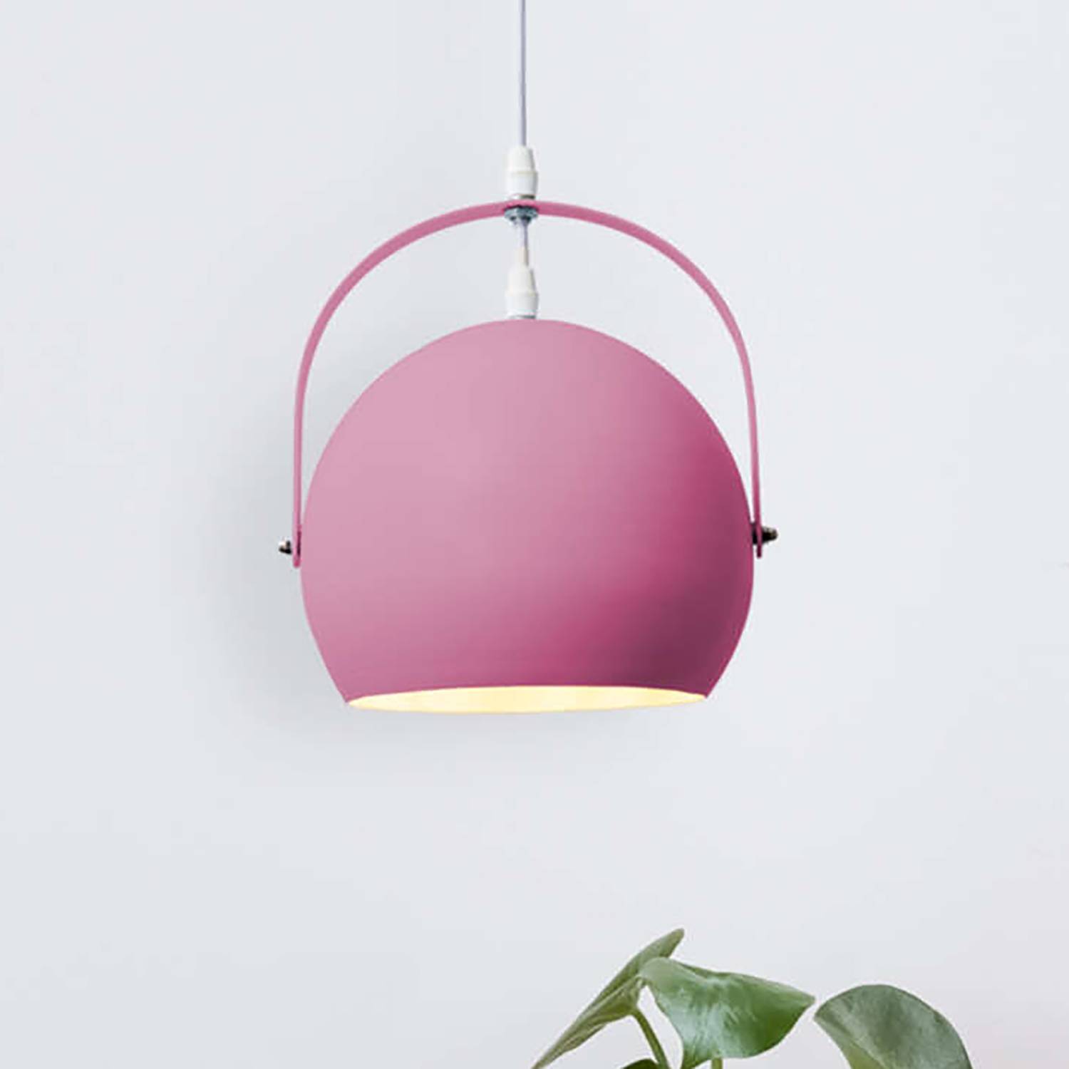 Pendelleuchte Colorado 1-Flammig Eisen Pink 