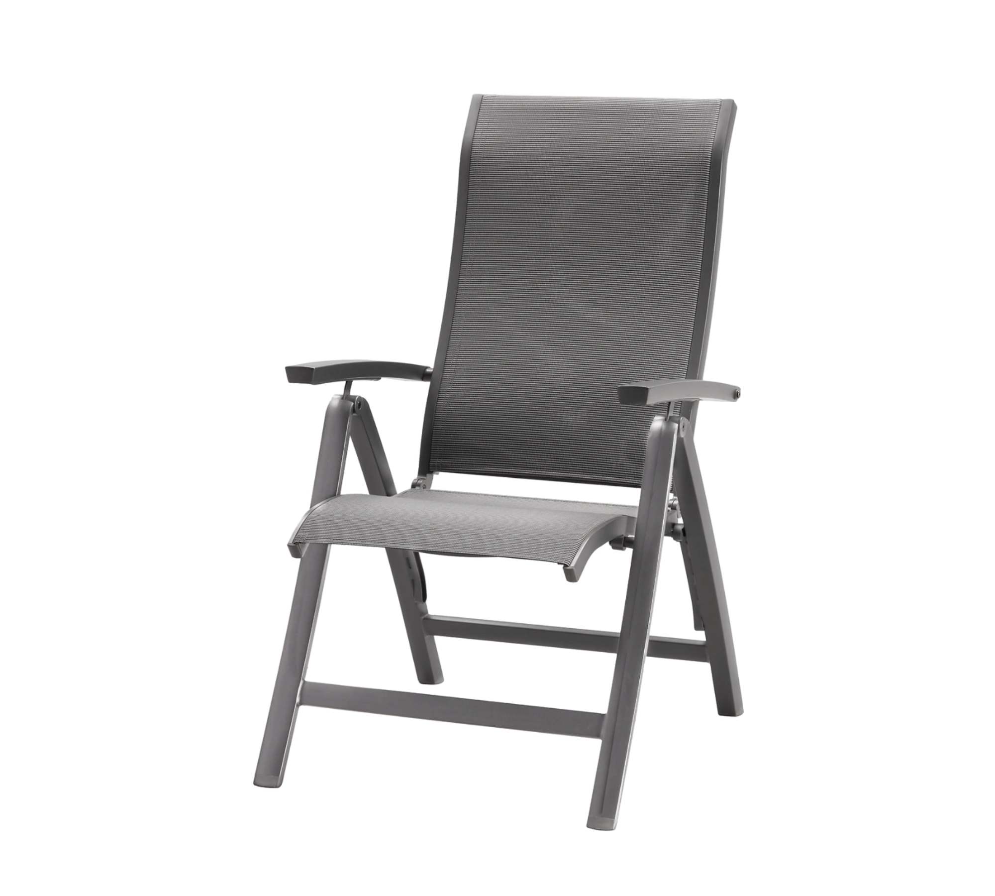 Klappstuhl Aluminium Textil Anthrazit